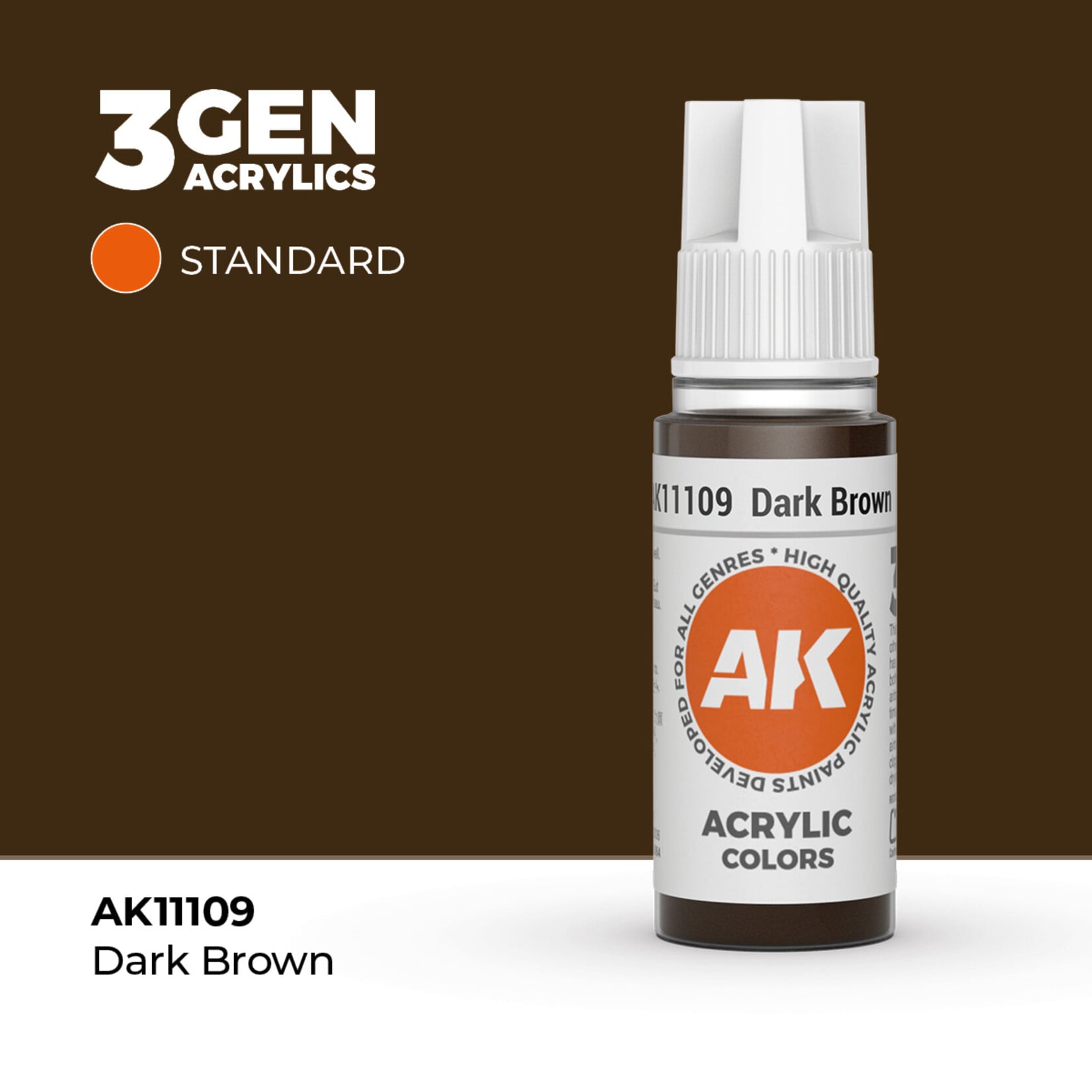 AK Interactive AK Interactive: 3G - Dark Brown 17ml