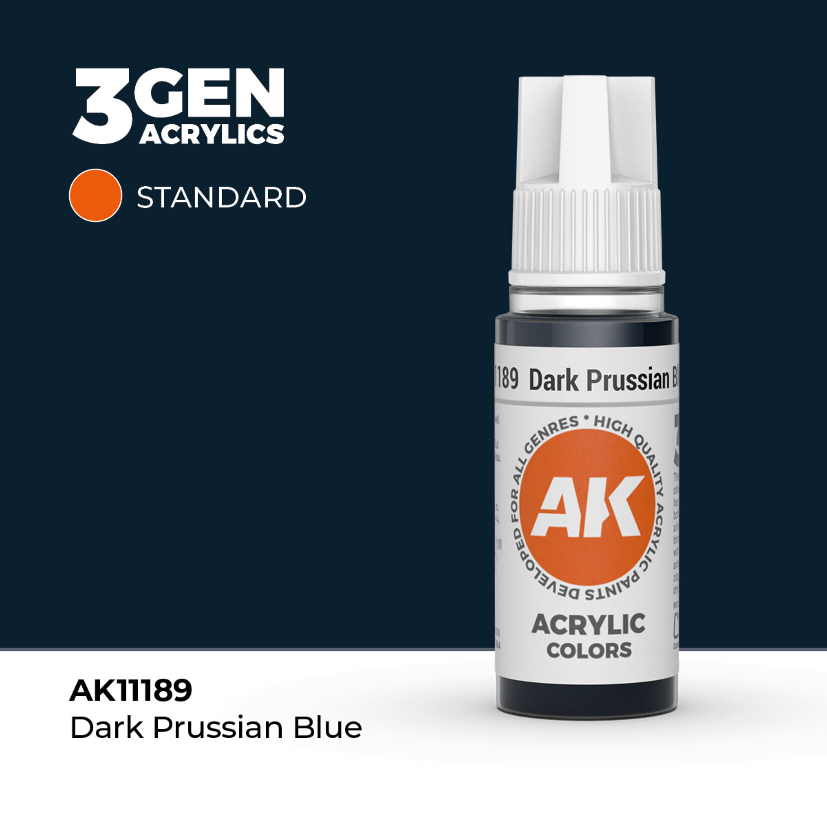 AK Interactive AK Interactive: 3G - Dark Prussian Blue 17ml