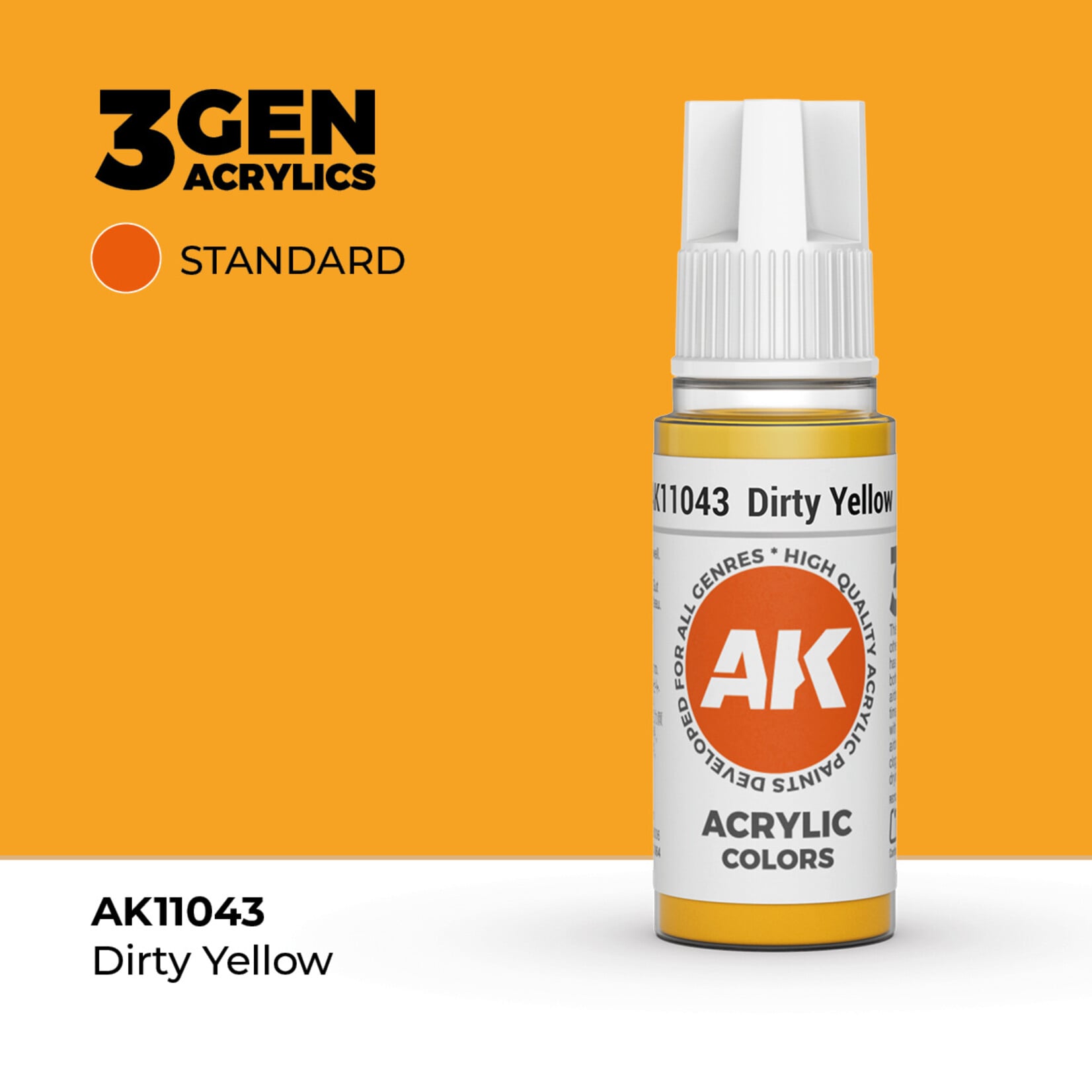AK Interactive AK Interactive: 3G - Dirty Yellow 17ml
