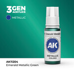 AK Interactive AK Interactive: 3G - Emerald Metallic Green 17ml - Metallic