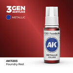 AK Interactive AK Interactive: 3G - Foundry Red 17ml - Metallic
