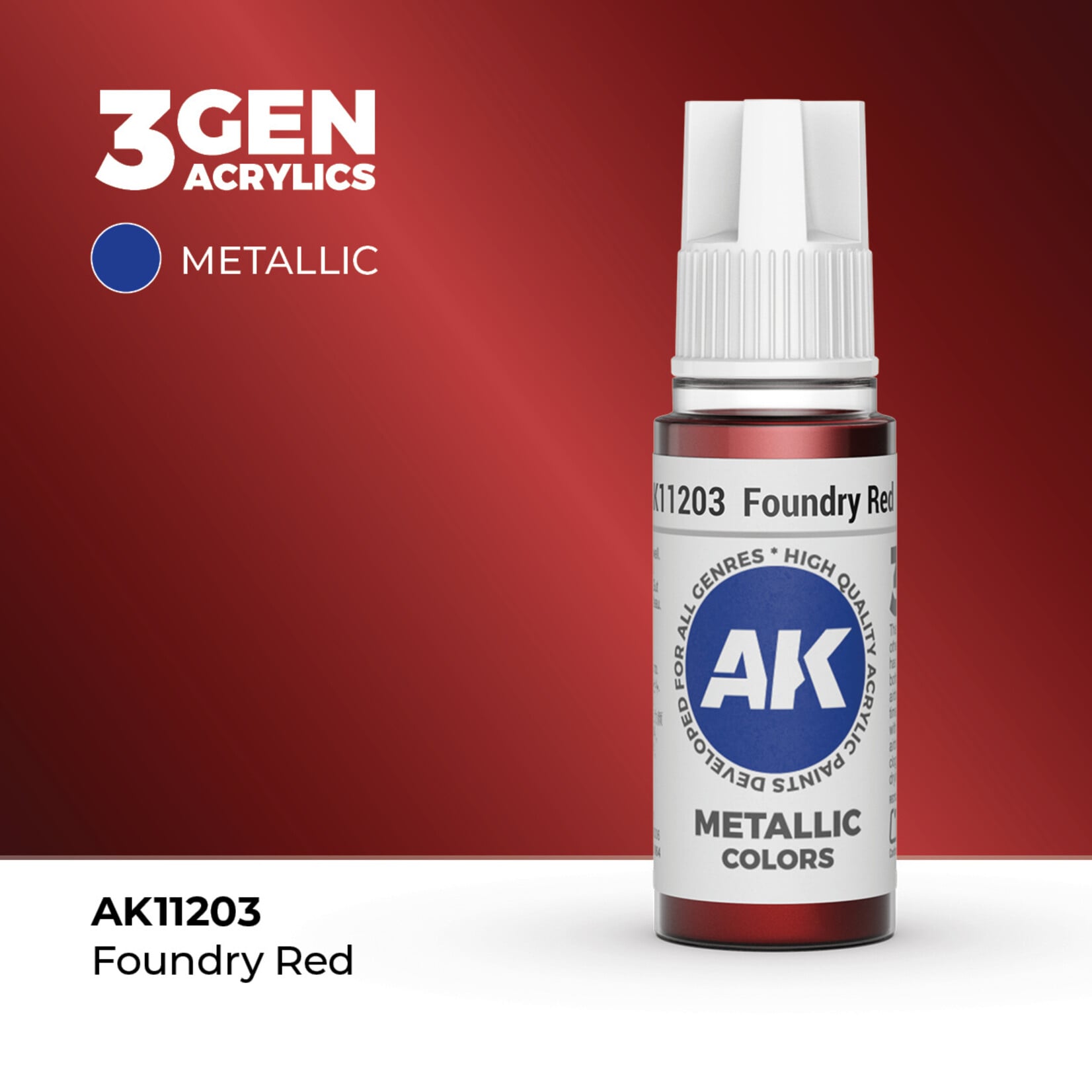 AK Interactive AK Interactive: 3G - Foundry Red 17ml