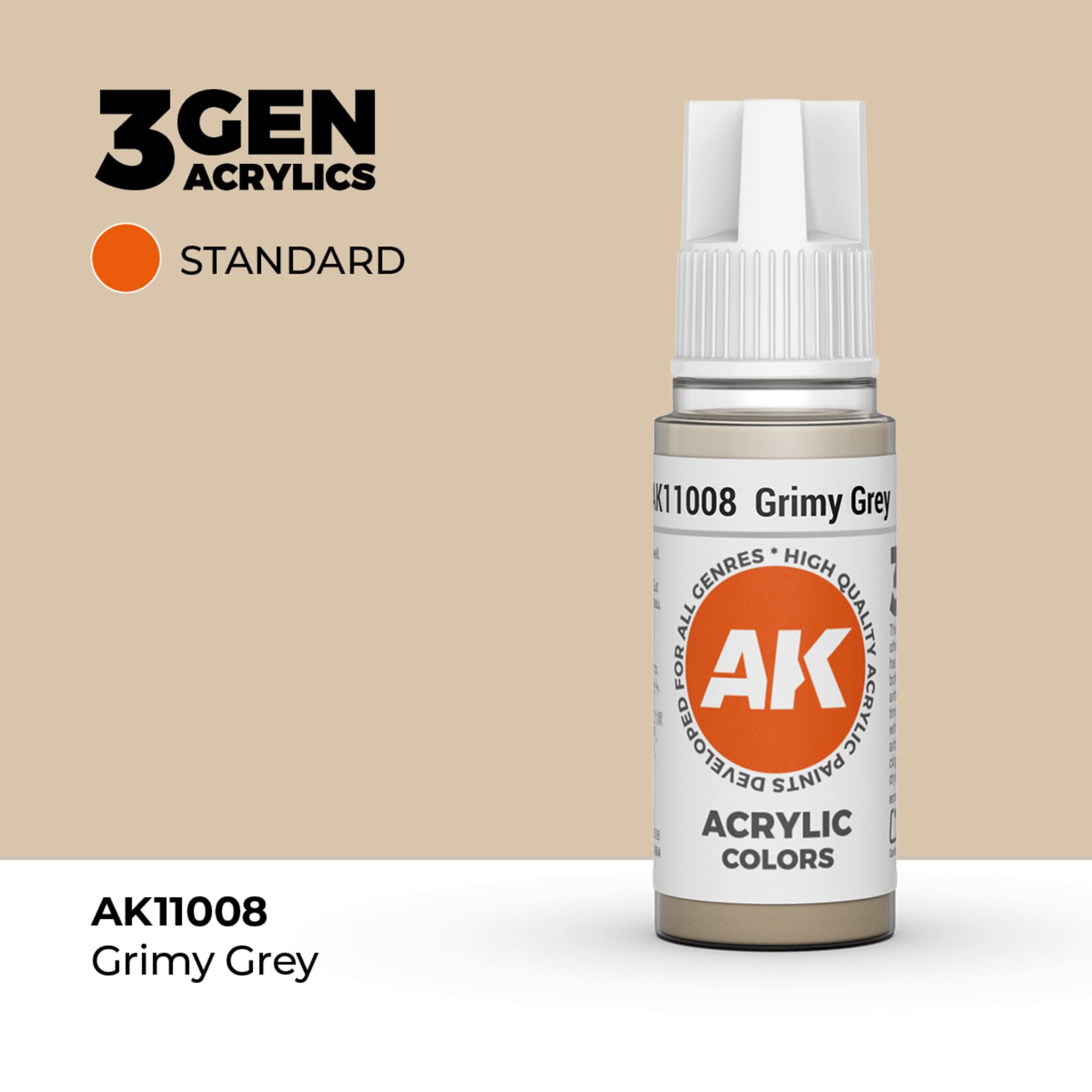 AK Interactive AK Interactive: 3G - Grimy Grey 17ml