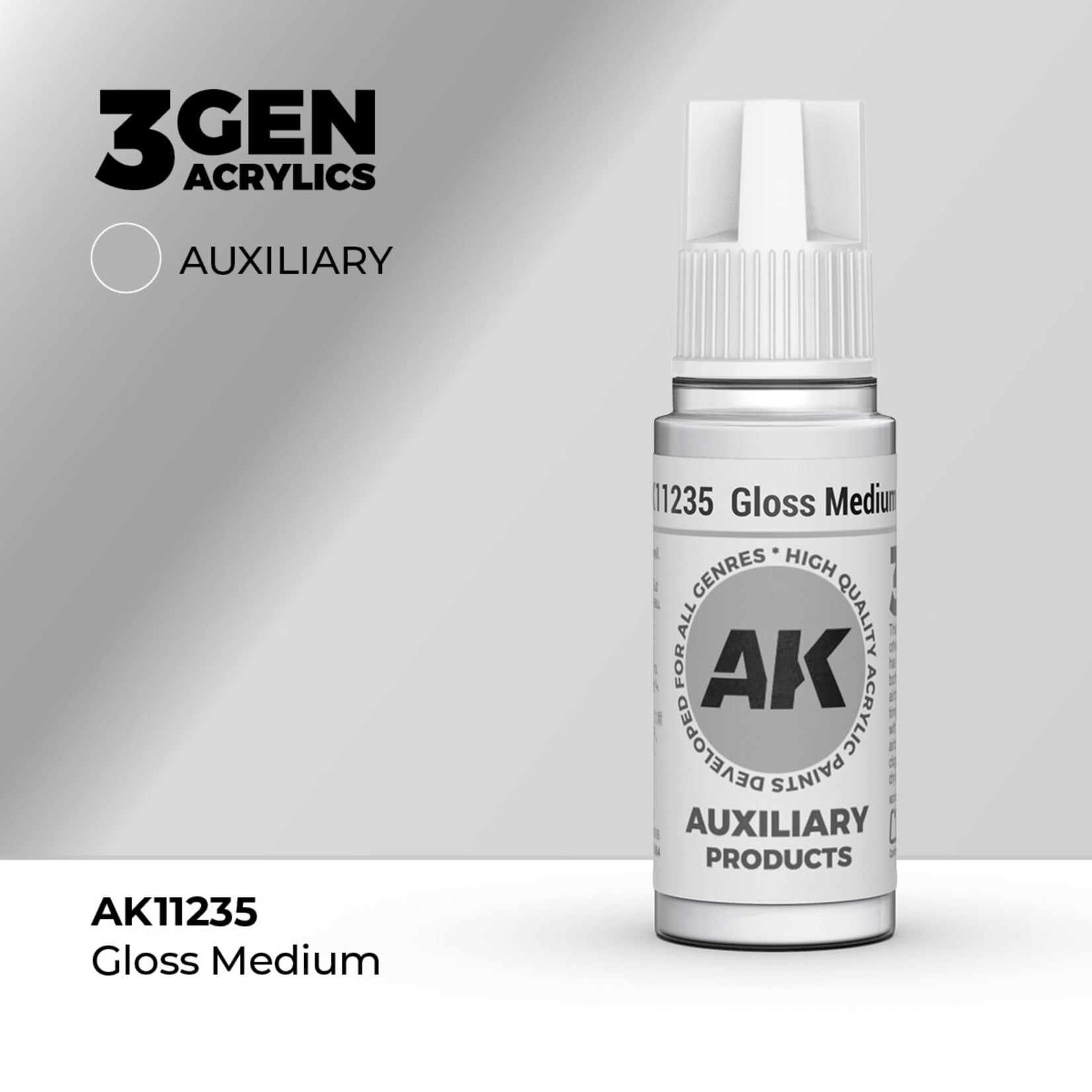 AK Interactive AK Interactive: 3G - Acrylic Gloss Medium 17ml