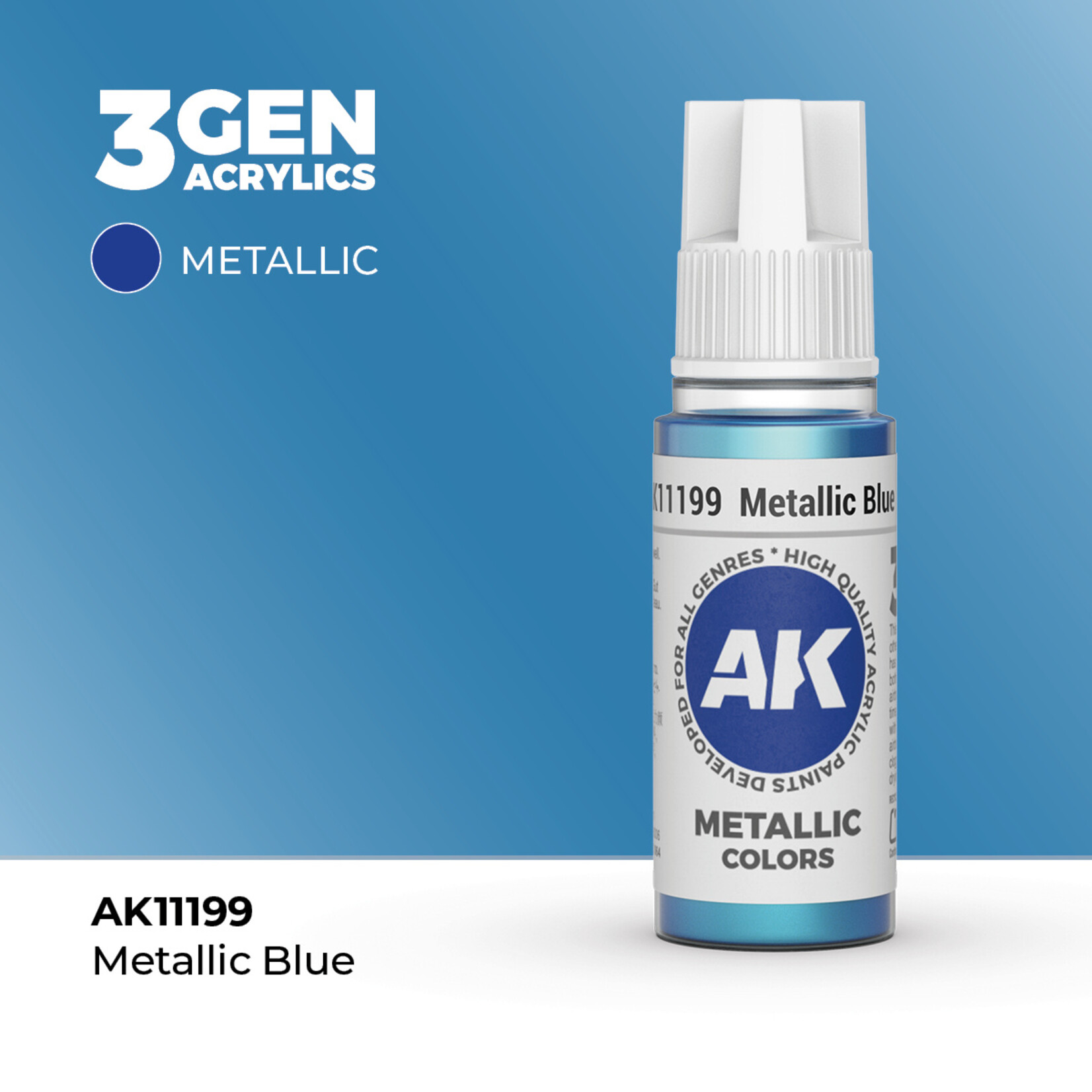 AK Interactive AK Interactive: 3G - Metallic Blue 17ml