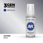 AK Interactive AK Interactive: 3G - Silver 17ml - Metallic