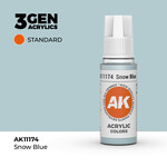 AK Interactive AK Interactive: 3G - Snow Blue 17ml - Standard