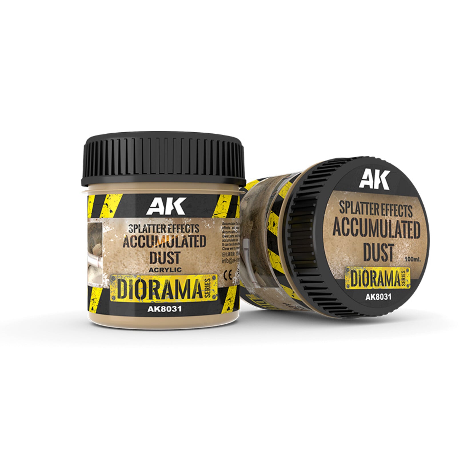 AK Interactive AK Interactive: Acrylic - Accumulated Dust Splatter Effects 100ml