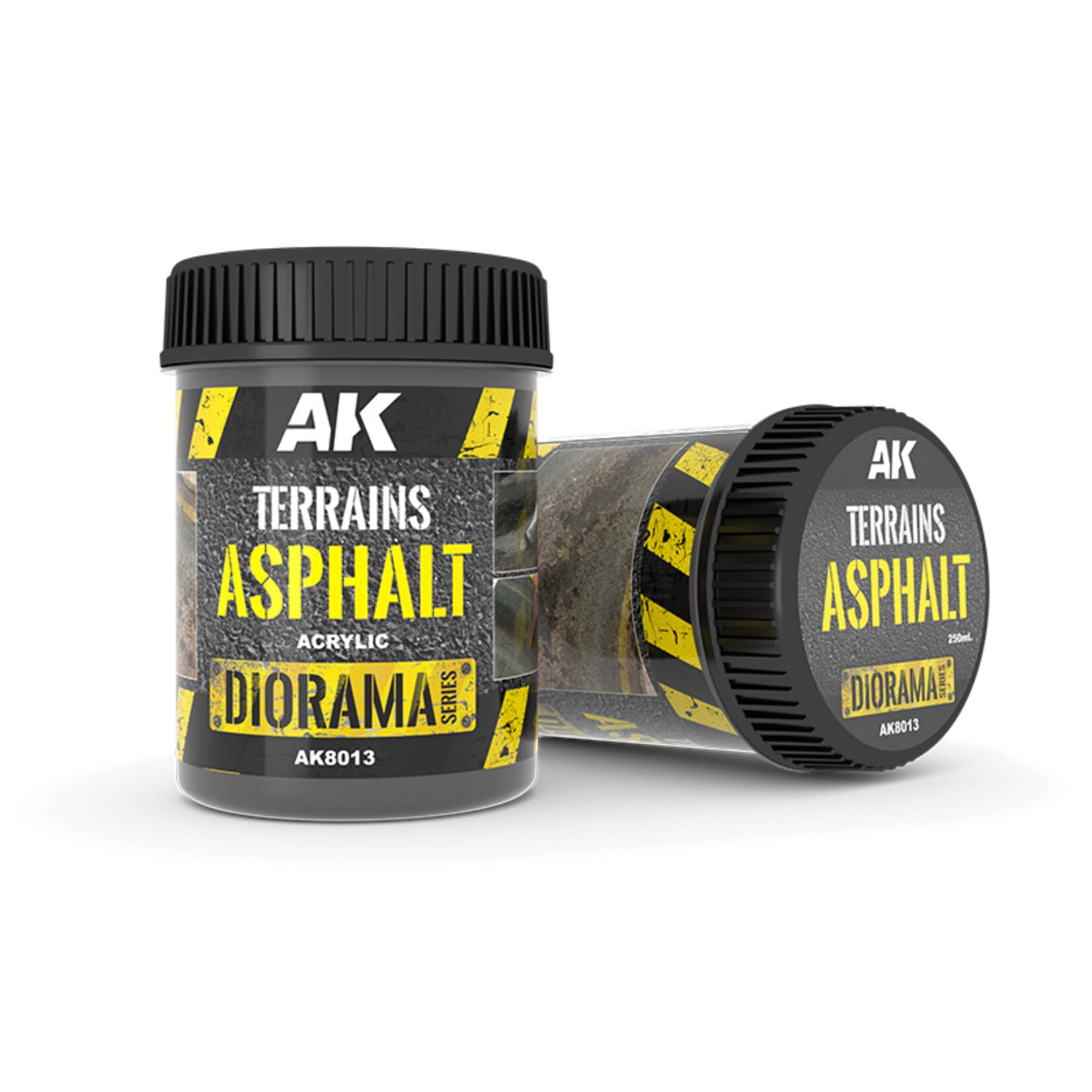 AK Interactive AK Interactive: Acrylic - Asphalt Terrain 250ml
