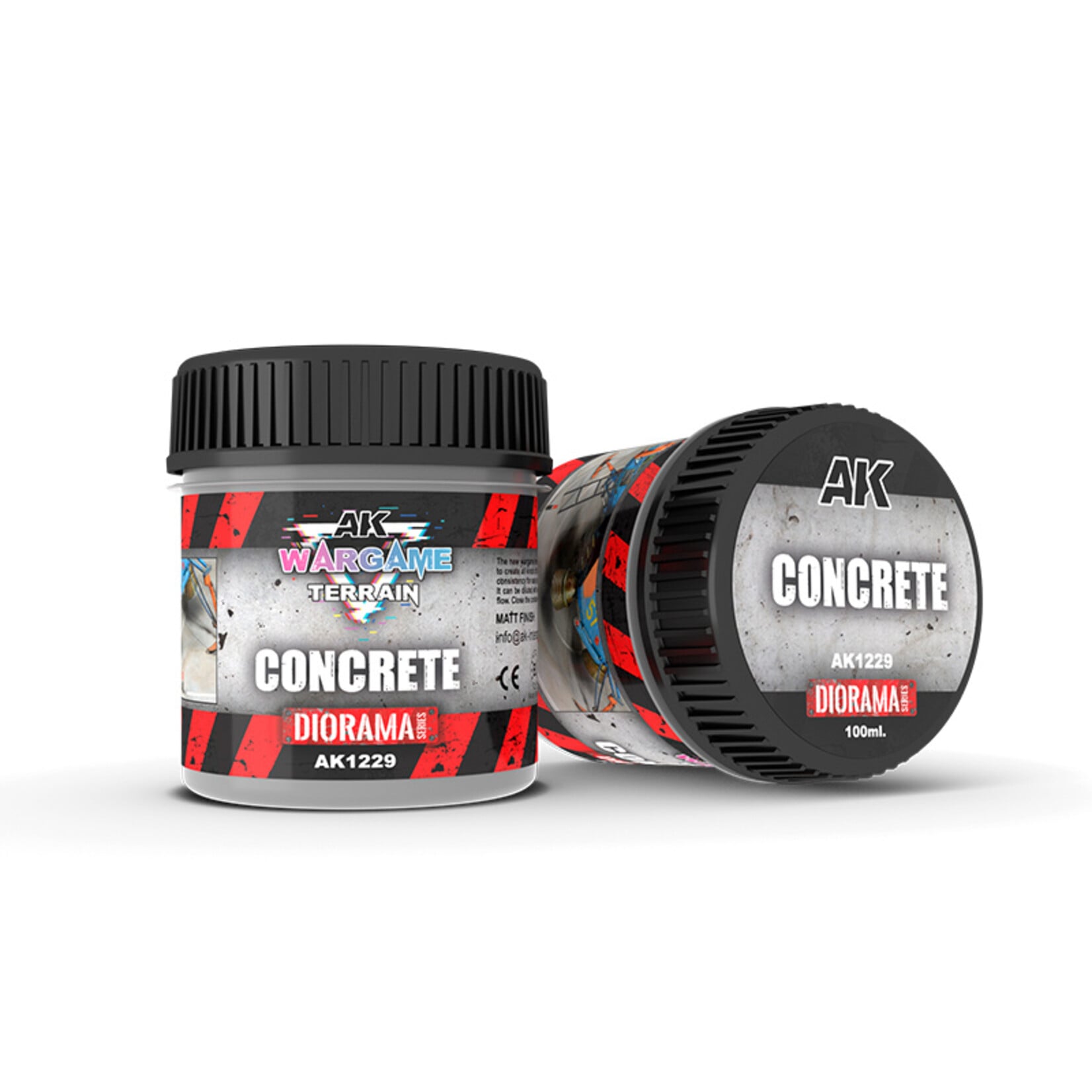 AK Interactive AK Interactive: Acrylic - Concrete Terrain 100ml
