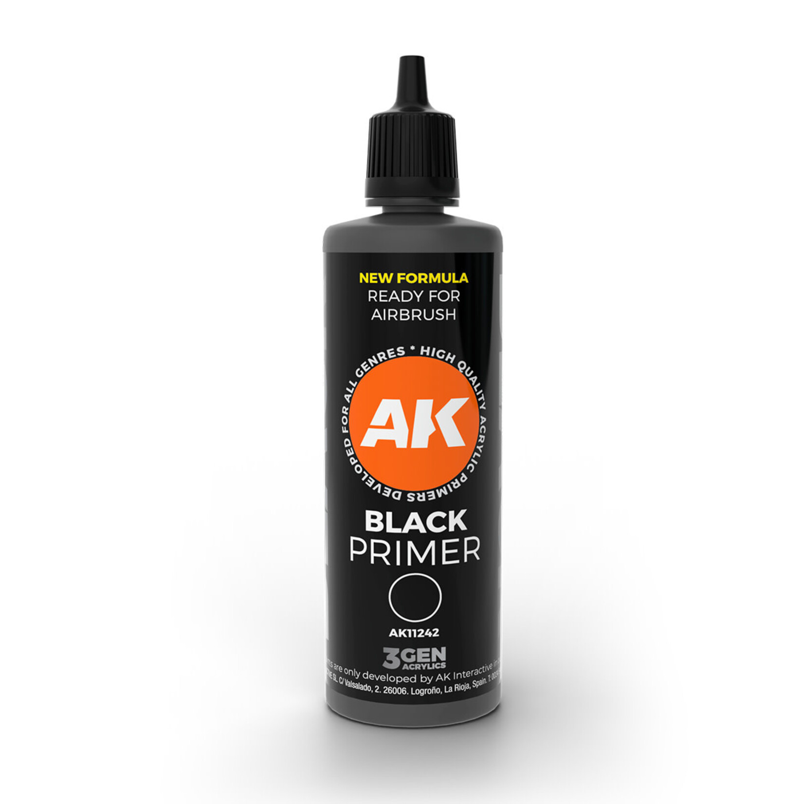 AK Interactive AK Interactive: 3G - Black Primer 100ml