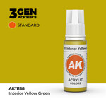 AK Interactive AK Interactive: 3G - Interior Yellow Green 17ml - Standard