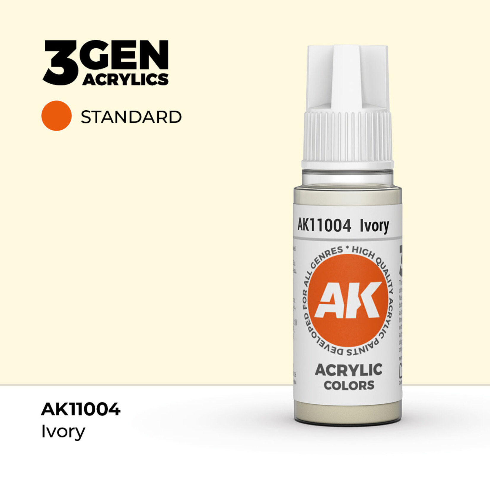 AK Interactive AK Interactive: 3G - Ivory 17ml - Standard