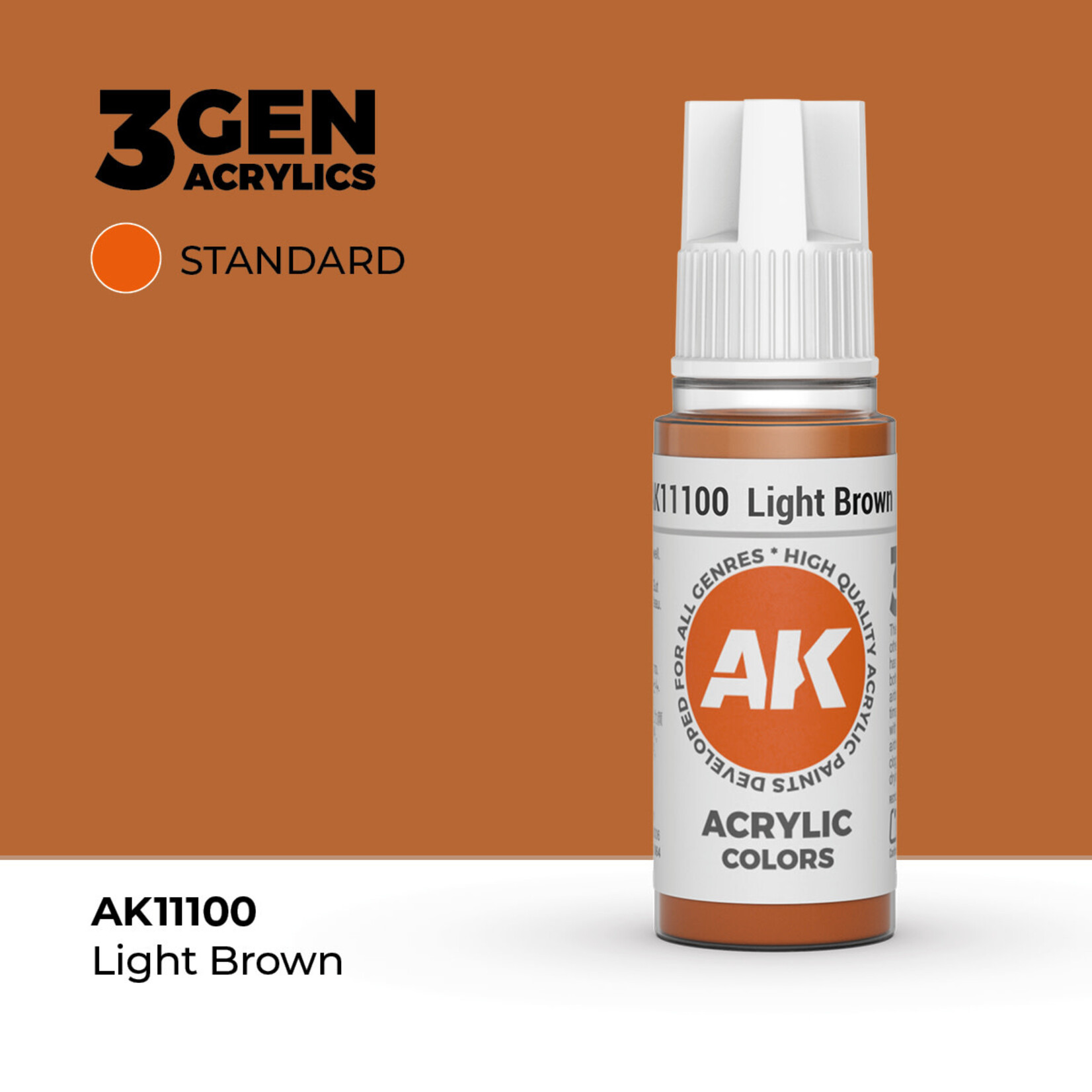 AK Interactive AK Interactive: 3G - Light Brown 17ml - Standard