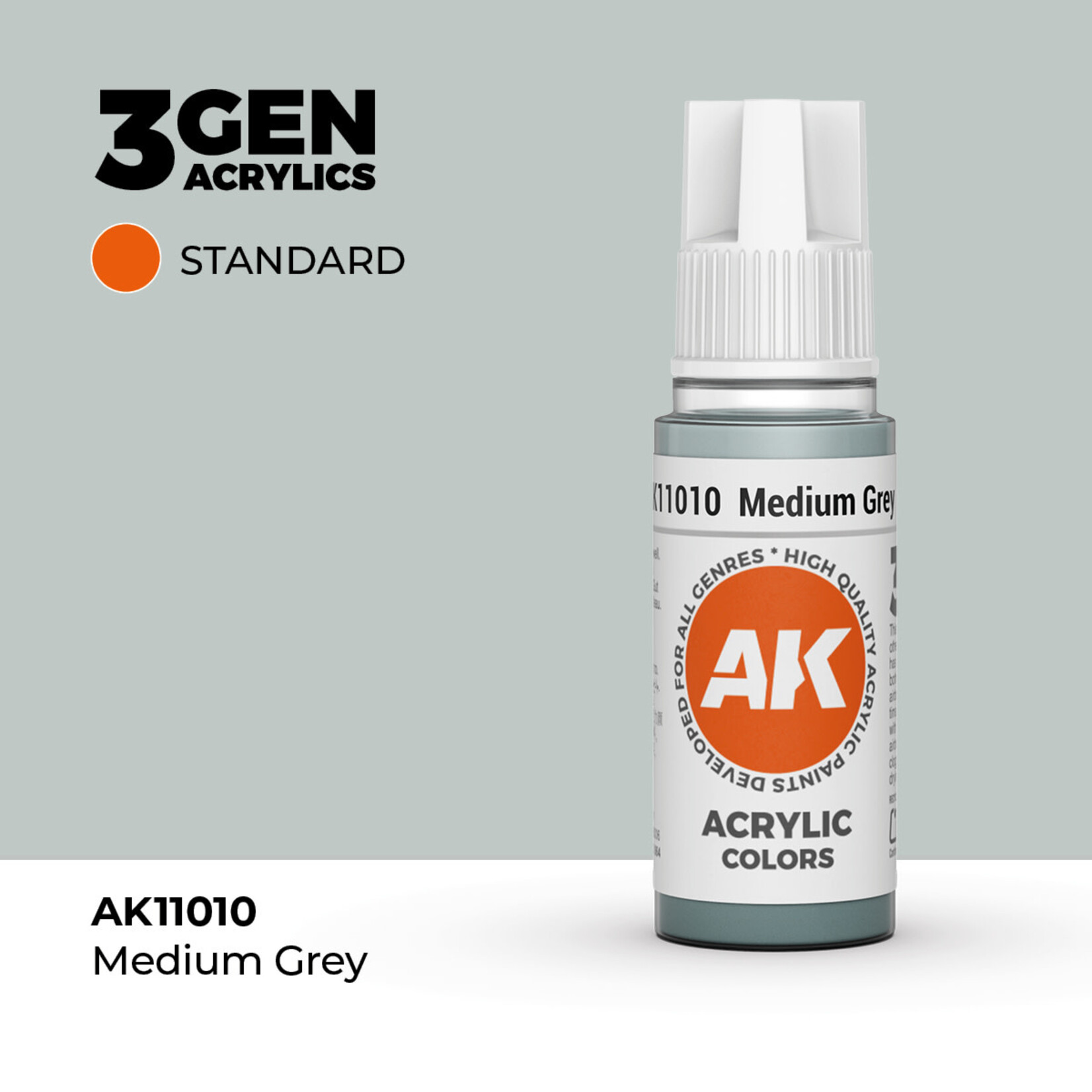 AK Interactive AK Interactive: 3G - Medium Grey 17ml - Standard