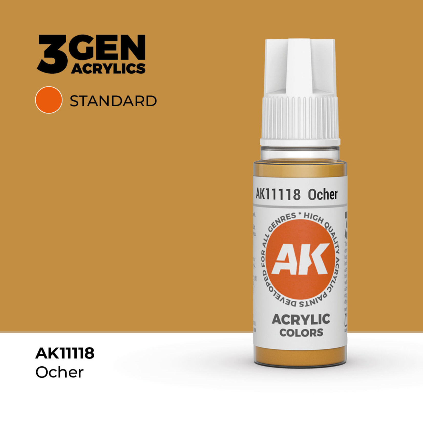 AK Interactive AK Interactive: 3G - Ocher 17ml - Standard