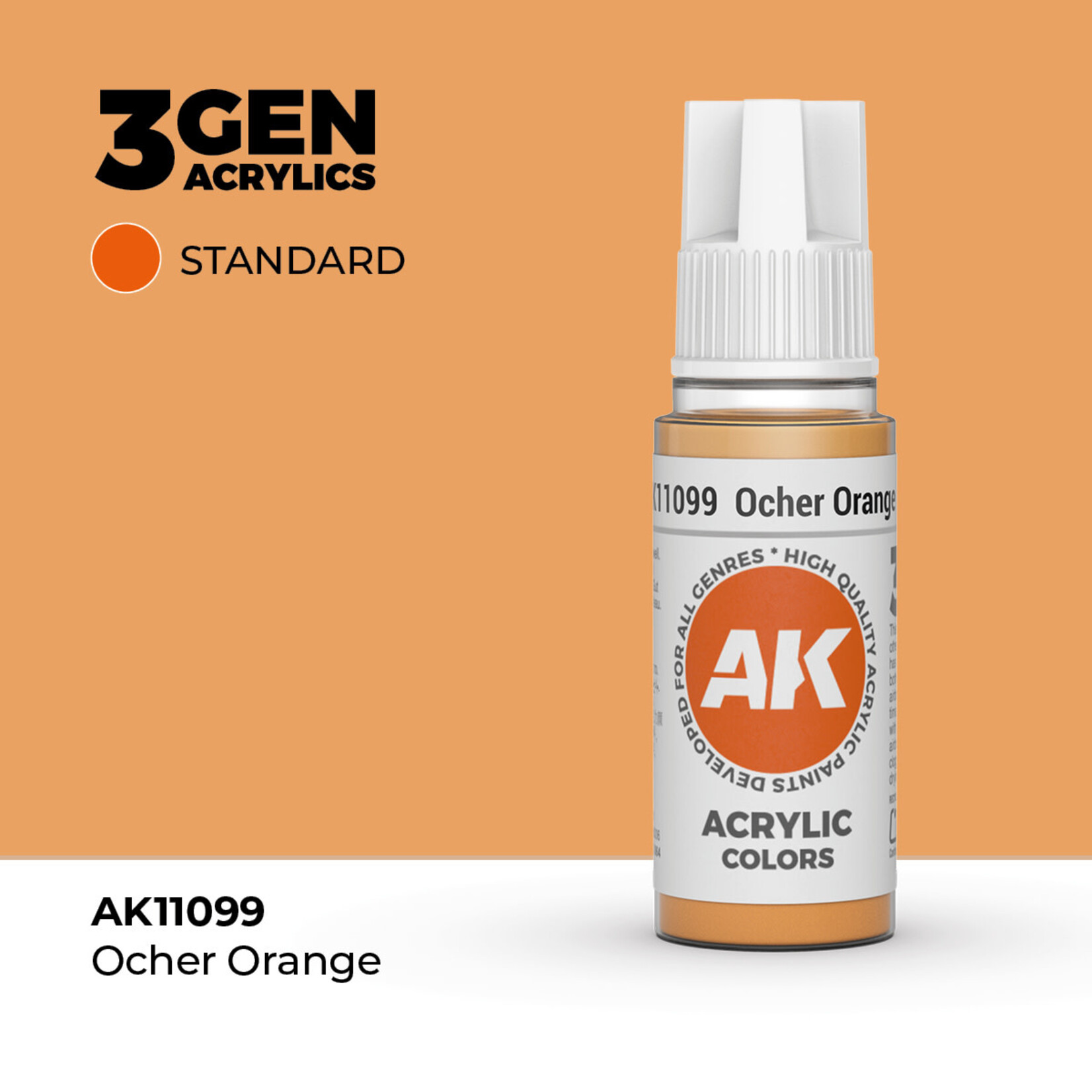 AK Interactive AK Interactive: 3G - Ocher Orange 17ml - Standard