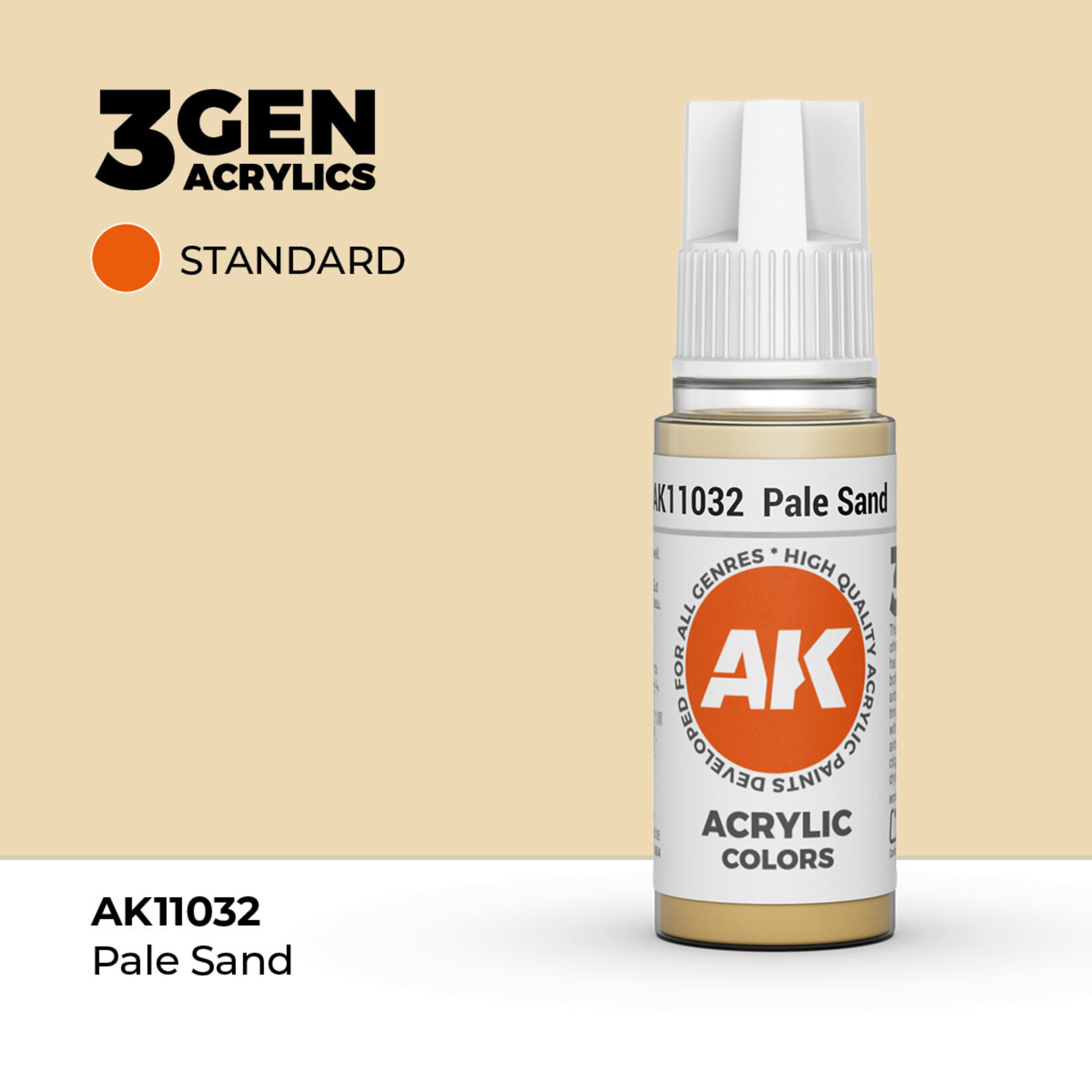 AK Interactive AK Interactive: 3G - Pale Sand 17ml - Standard