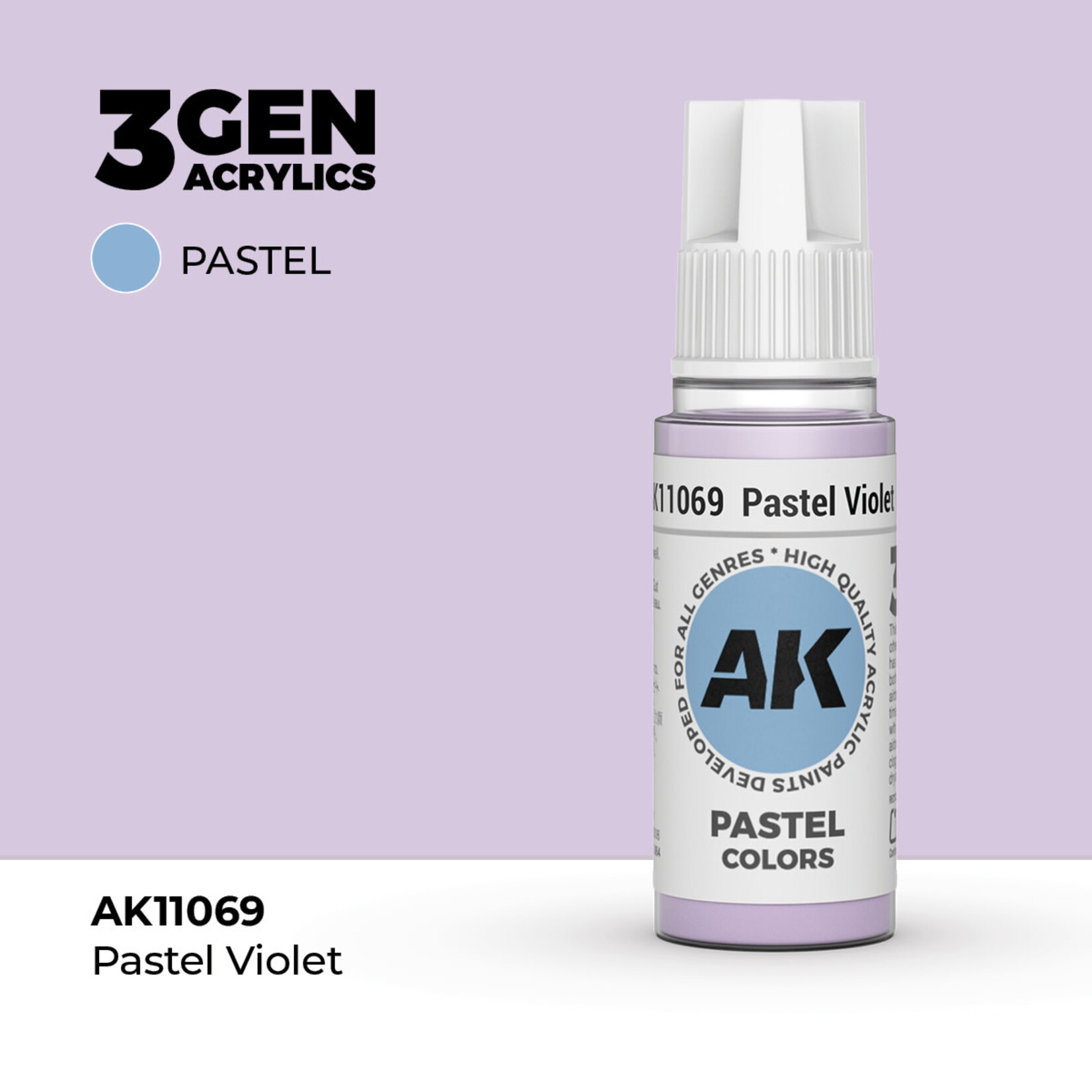 AK Interactive AK Interactive: 3G - Pastel Violet 17ml - Pastel
