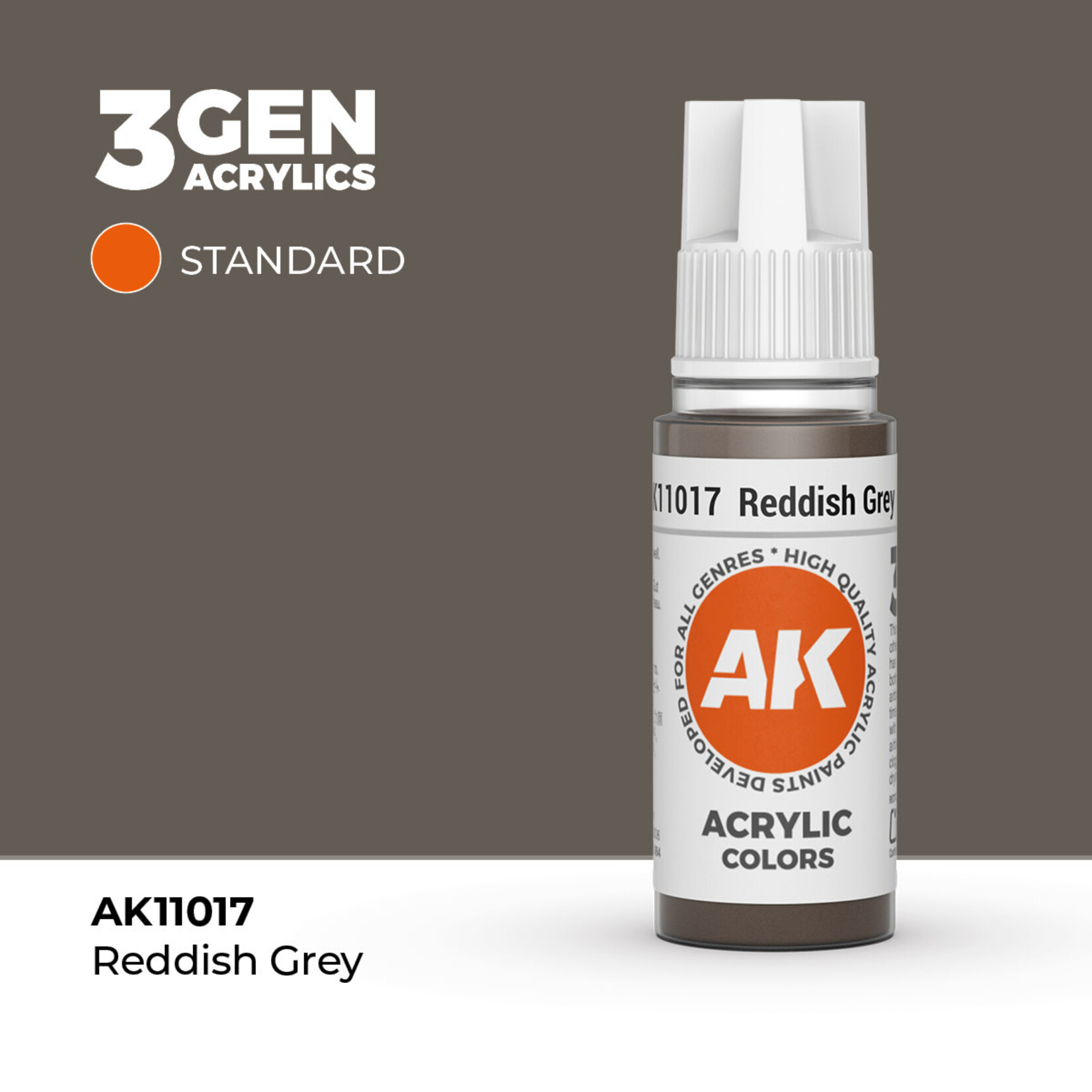AK Interactive AK Interactive: 3G - Reddish Grey 17ml - Standard