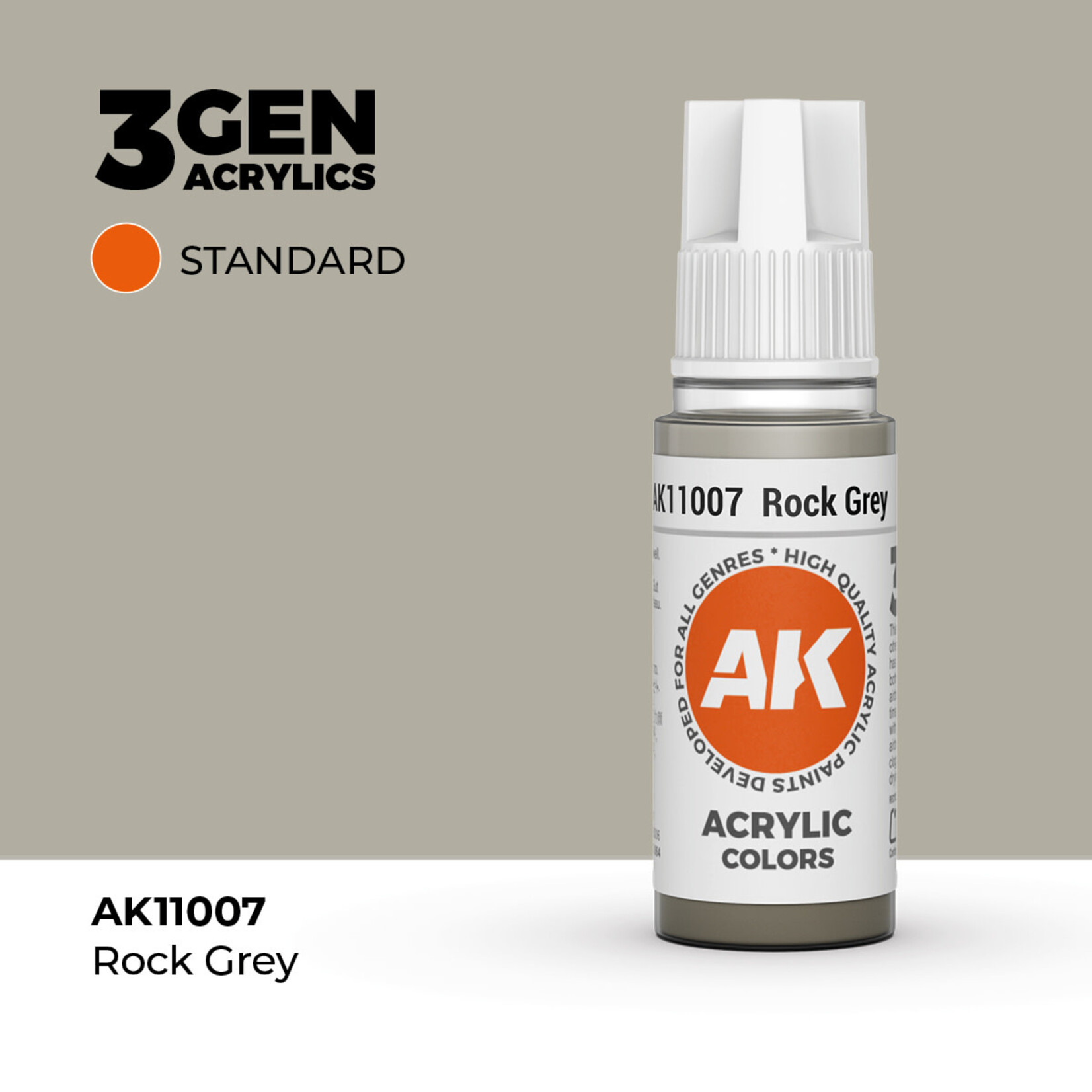 AK Interactive AK Interactive: 3G - Rock Grey 17ml - Standard