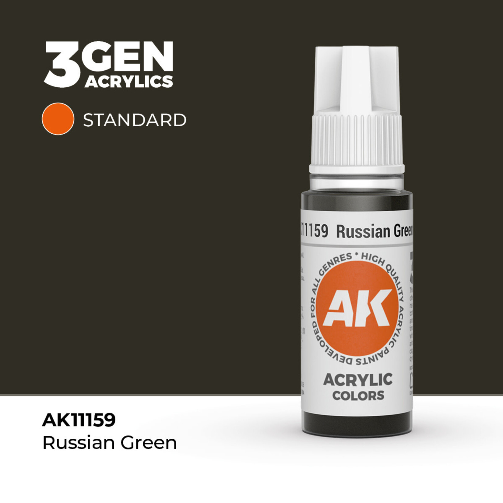 AK Interactive AK Interactive: 3G - Russian Green 17ml - Standard