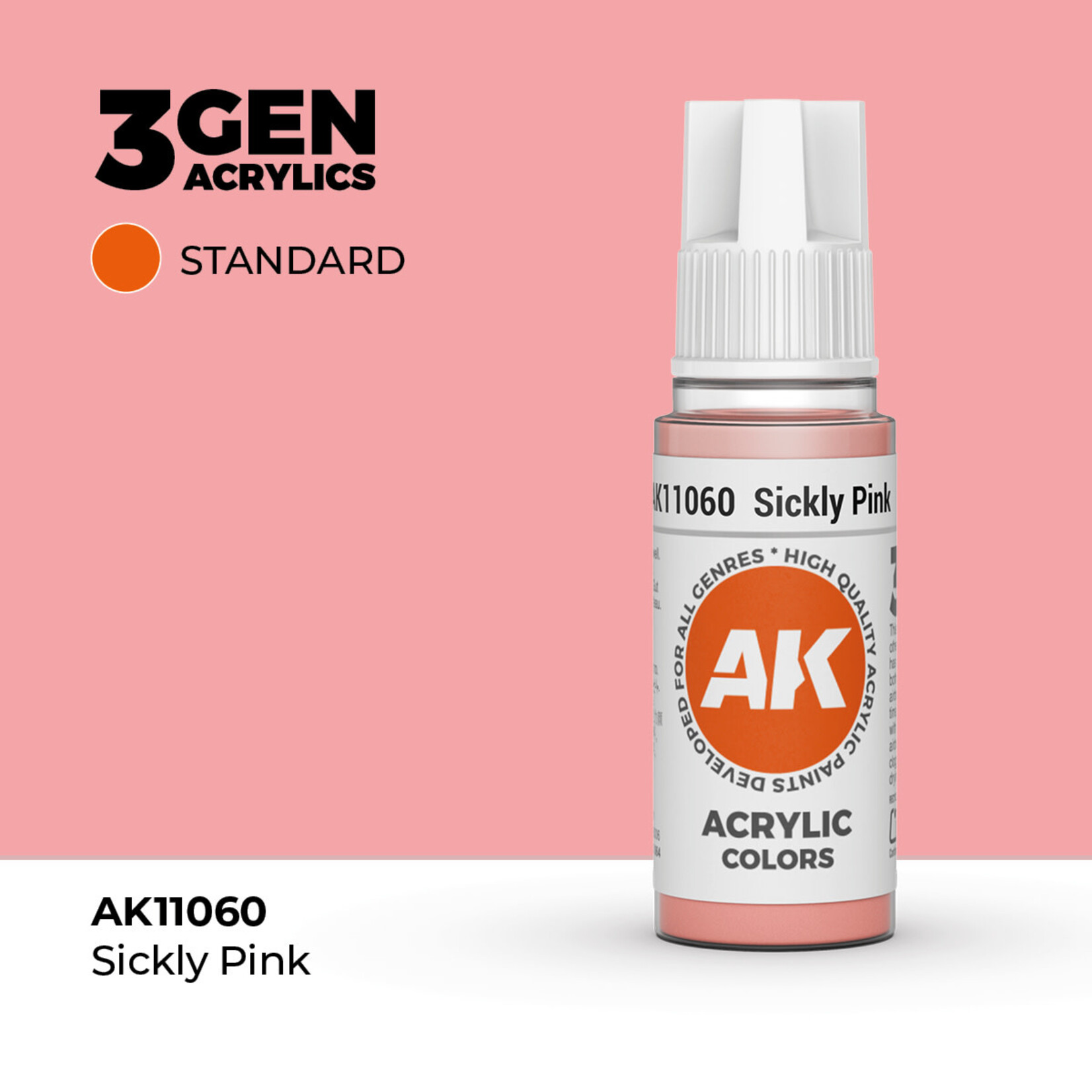 AK Interactive AK Interactive: 3G - Sickly Pink 17ml - Standard