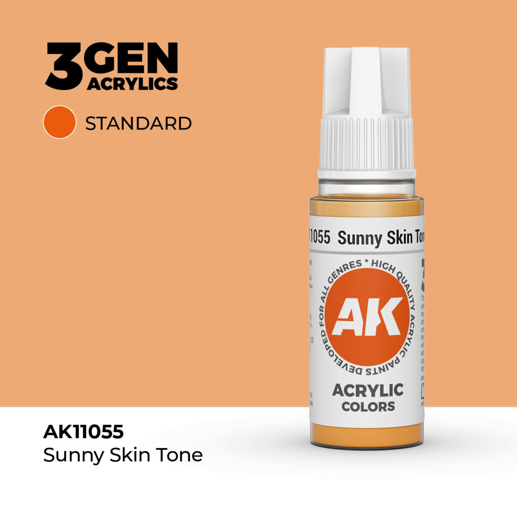 AK Interactive AK Interactive: 3G - Sunny Skin Tone 17ml - Standard