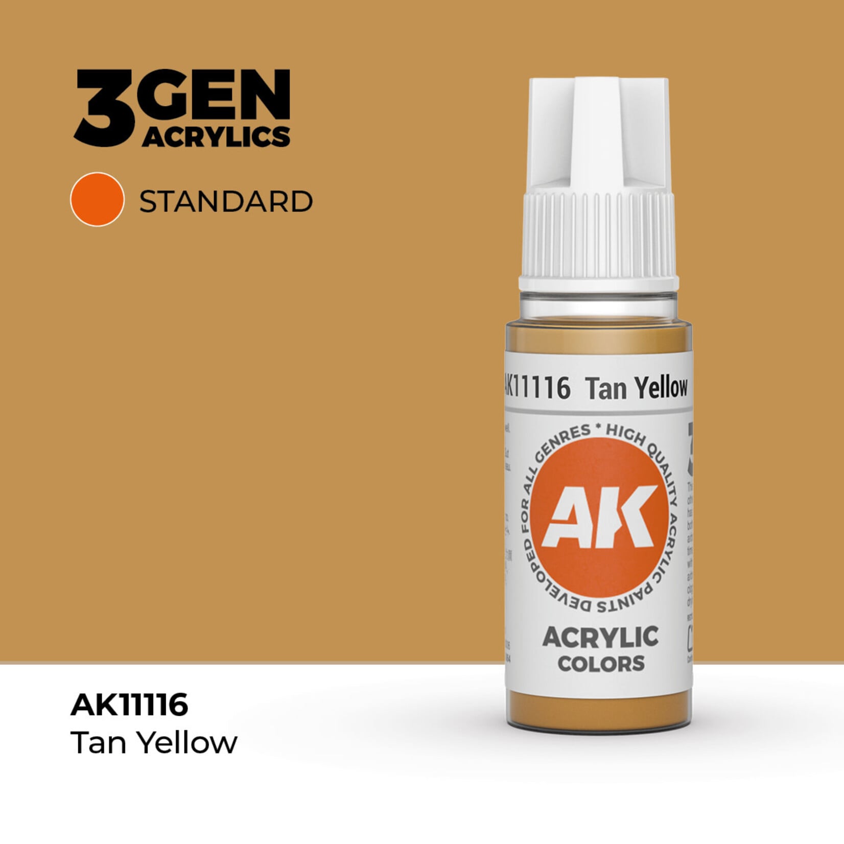 AK Interactive AK Interactive: 3G - Tan Yellow 17ml - Standard
