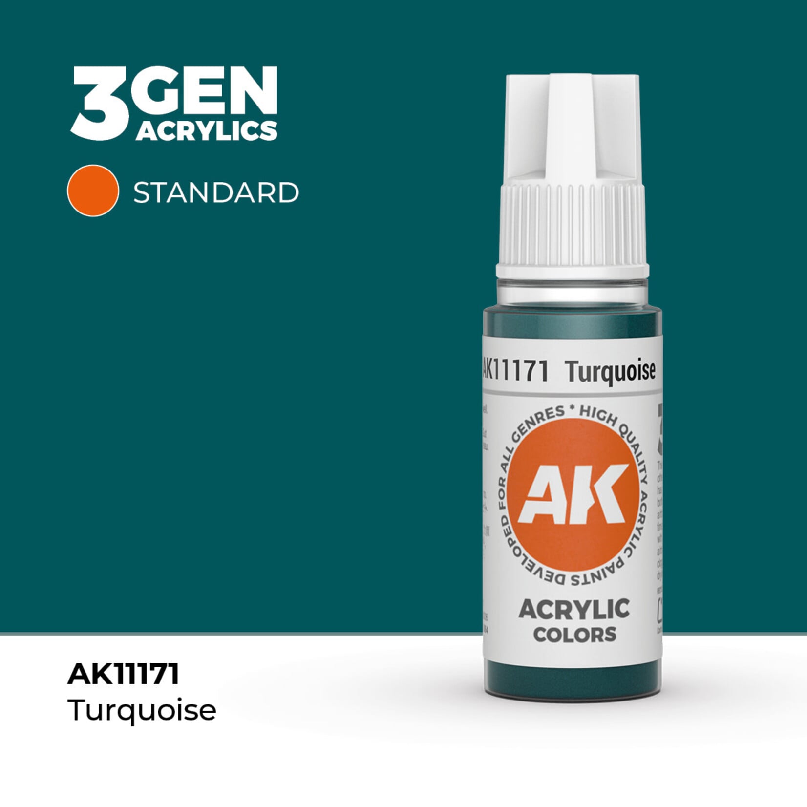 AK Interactive AK Interactive: 3G - Turquoise 17ml - Standard