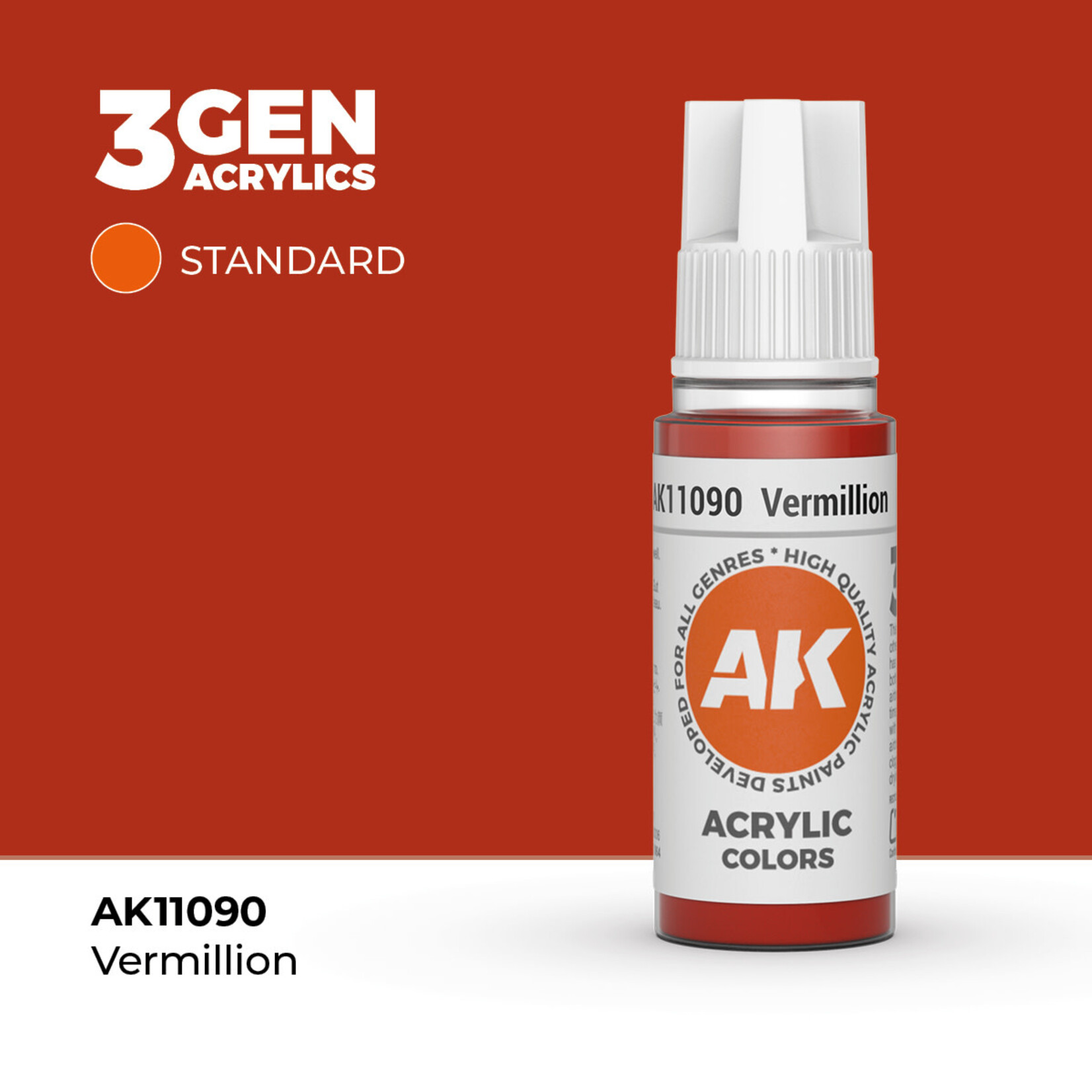 AK Interactive AK Interactive: 3G - Vermillion 17ml - Standard