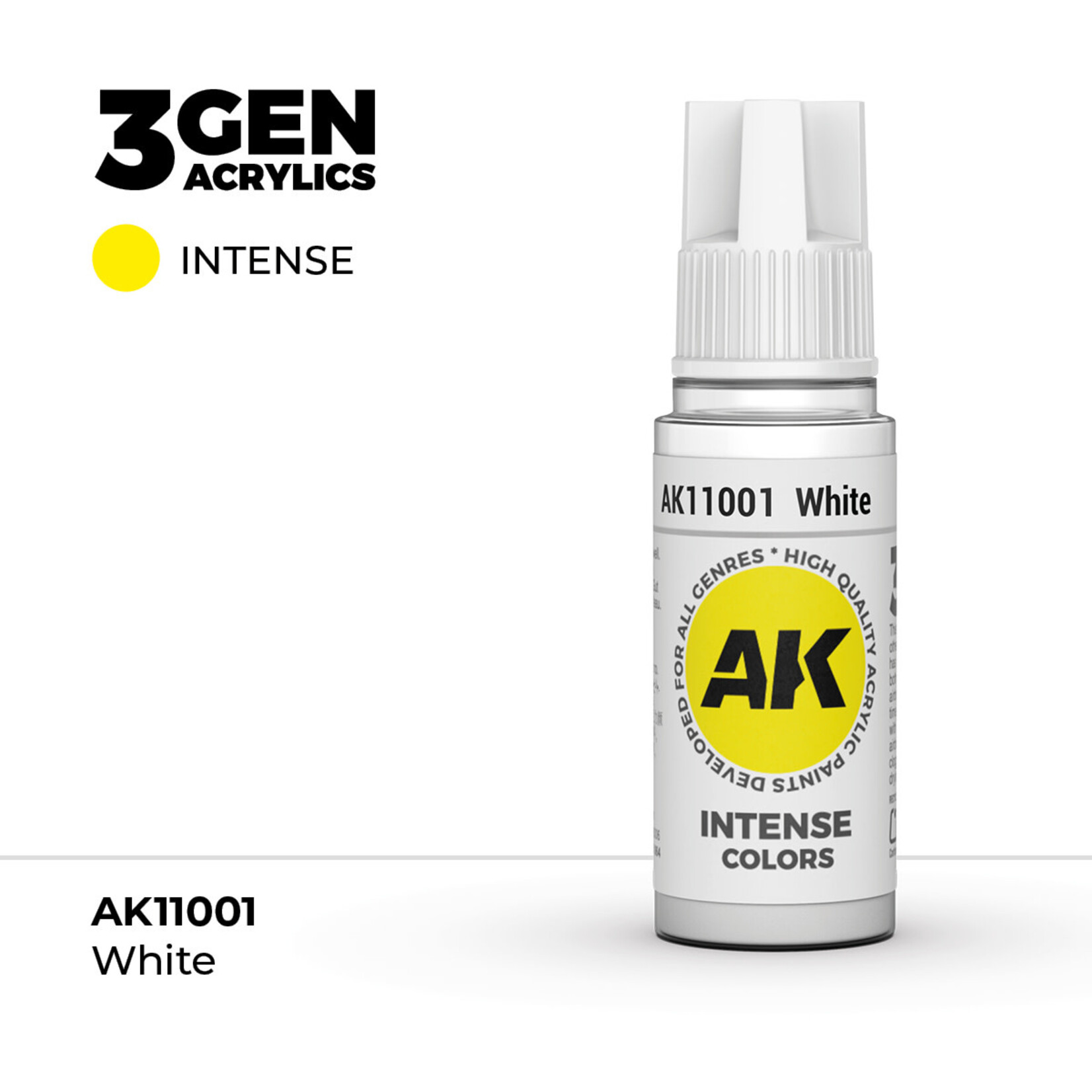 AK Interactive AK Interactive: 3G - White 17ml - Intense