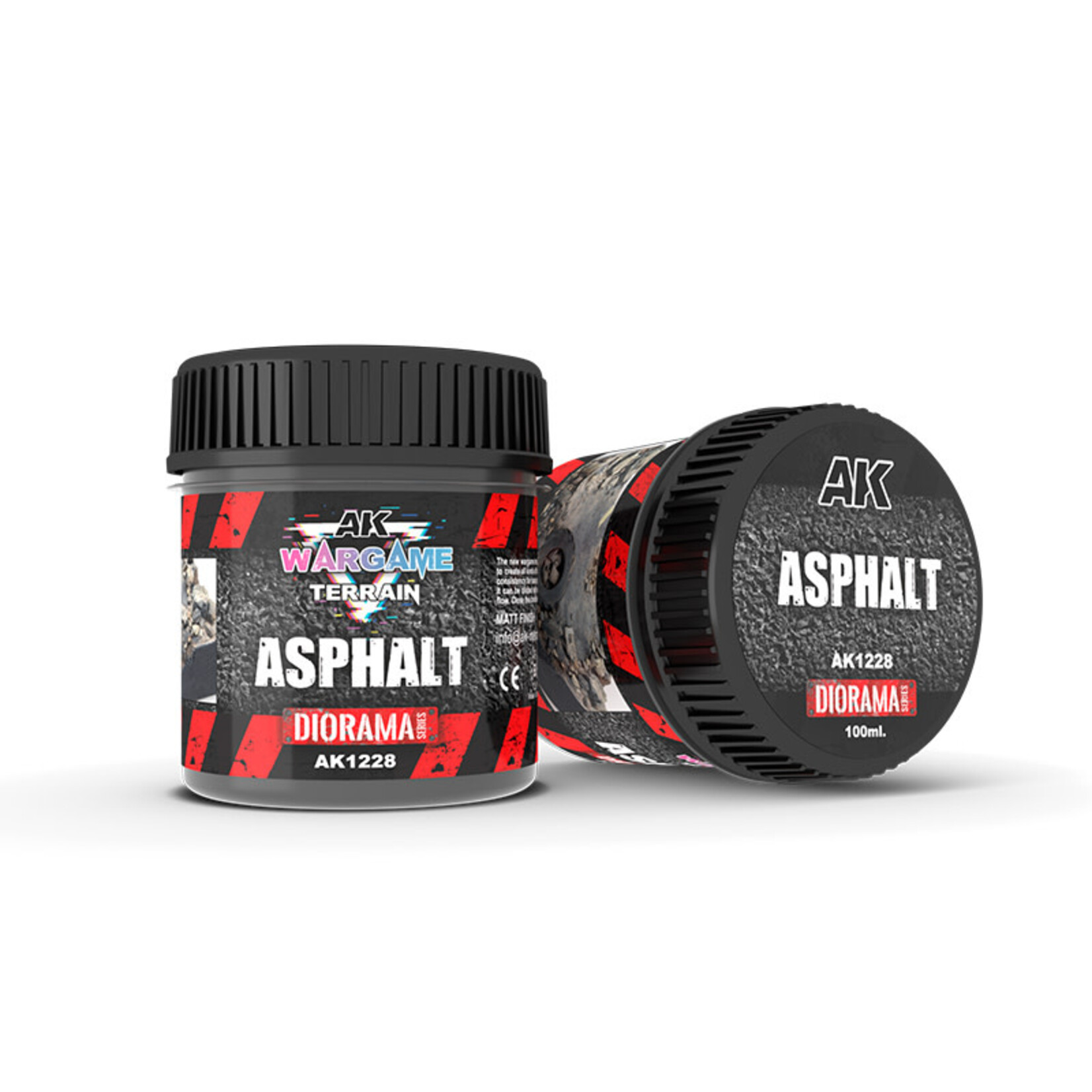 AK Interactive AK Interactive: Acrylic - Asphalt Terrain 100ml