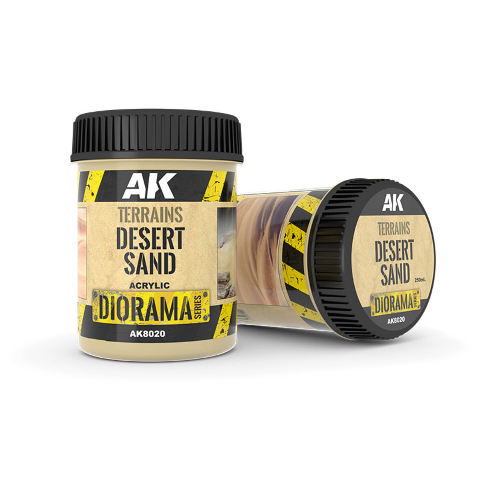 AK Interactive AK Interactive: Acrylic - Desert Sand Terrain 250ml