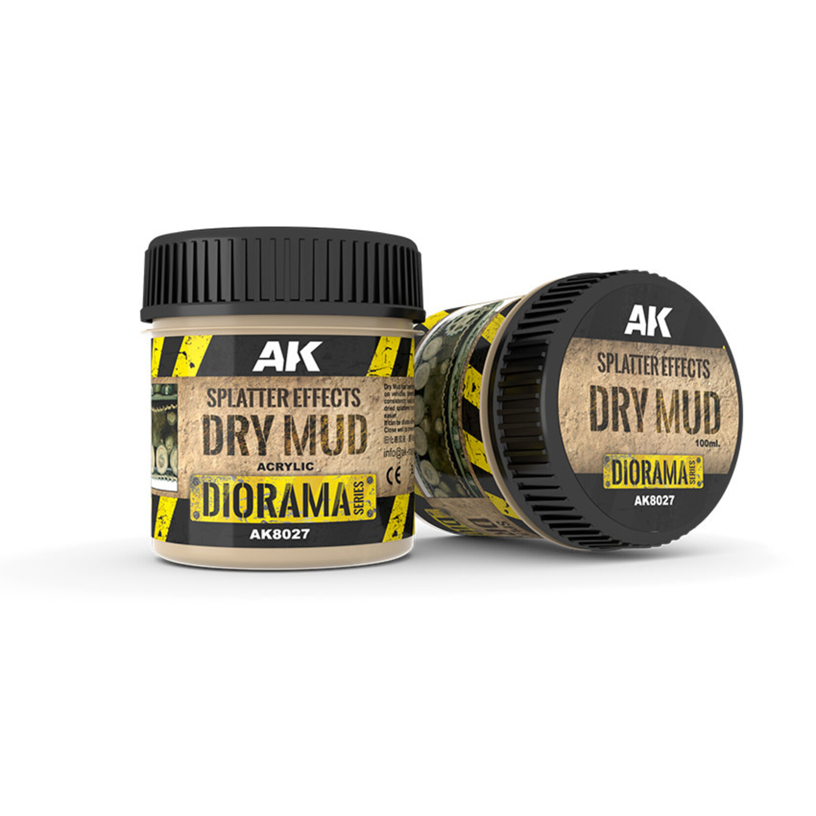 AK Interactive AK Interactive: Acrylic - Dry Mud Splatter Effects 100ml