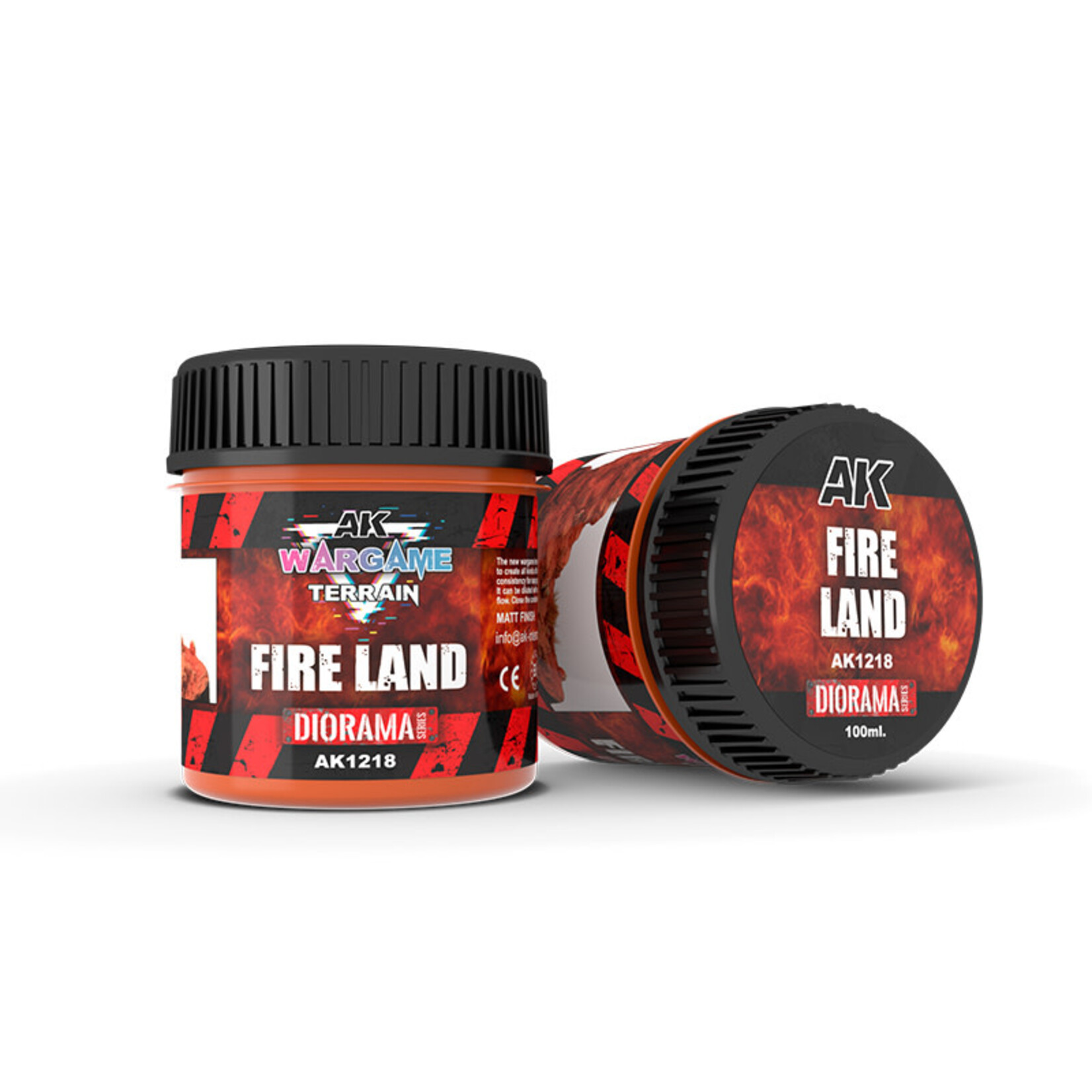 AK Interactive AK Interactive: Acrylic - Fire Land Terrain 100ml