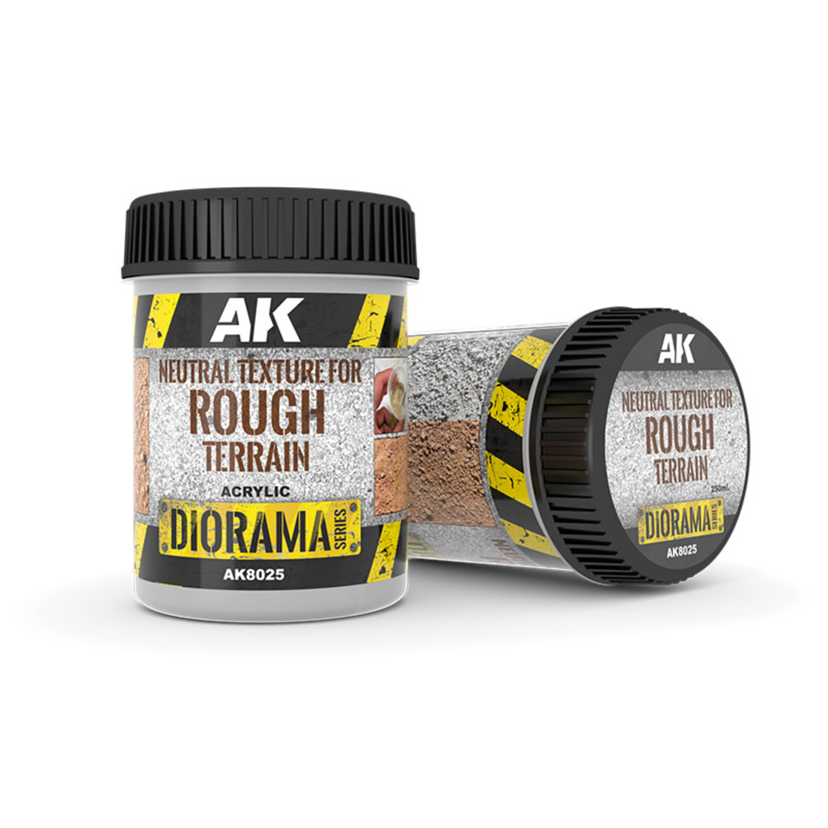 AK Interactive AK Interactive: Acrylic - Neutral Texture  for RoughTerrain 250ml