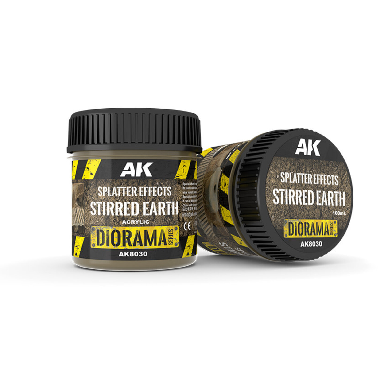 AK Interactive AK Interactive: Acrylic - Stirred Earth Splatter Effects 100ml