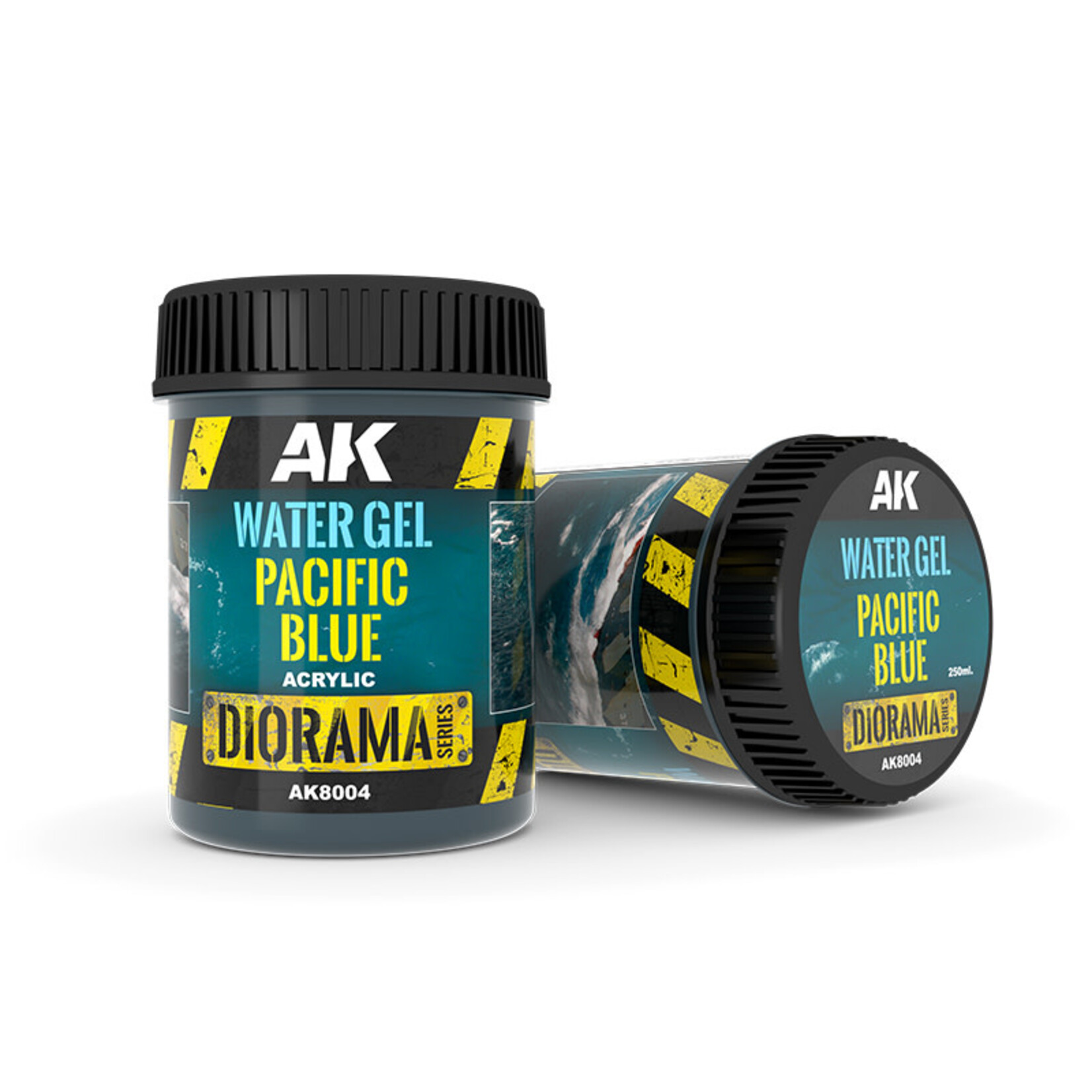 AK Interactive AK Interactive: Acrylic - Water Gel Pacific Blue 250ml