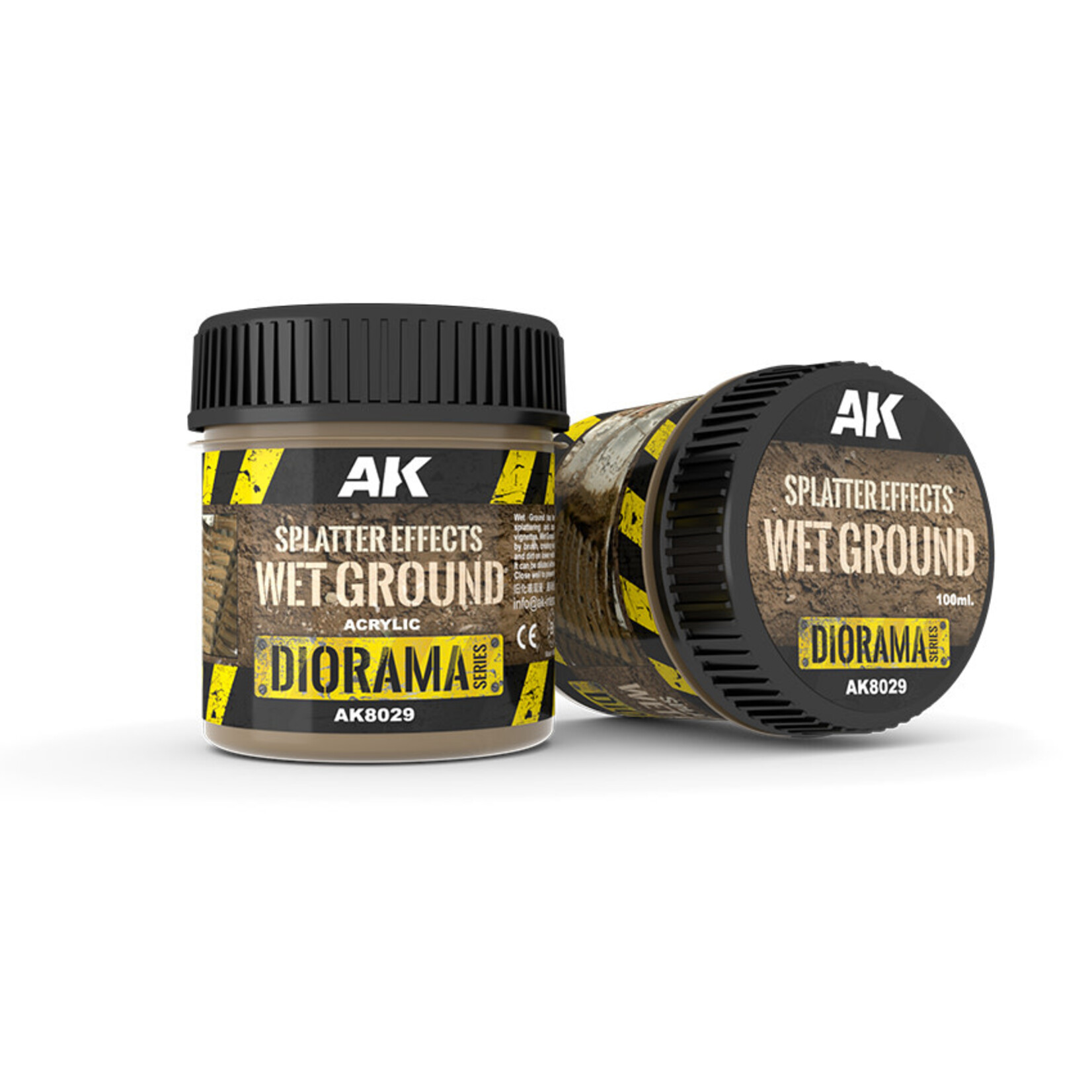 AK Interactive AK Interactive: Acrylic - Wet Ground Splatter Effects 100ml
