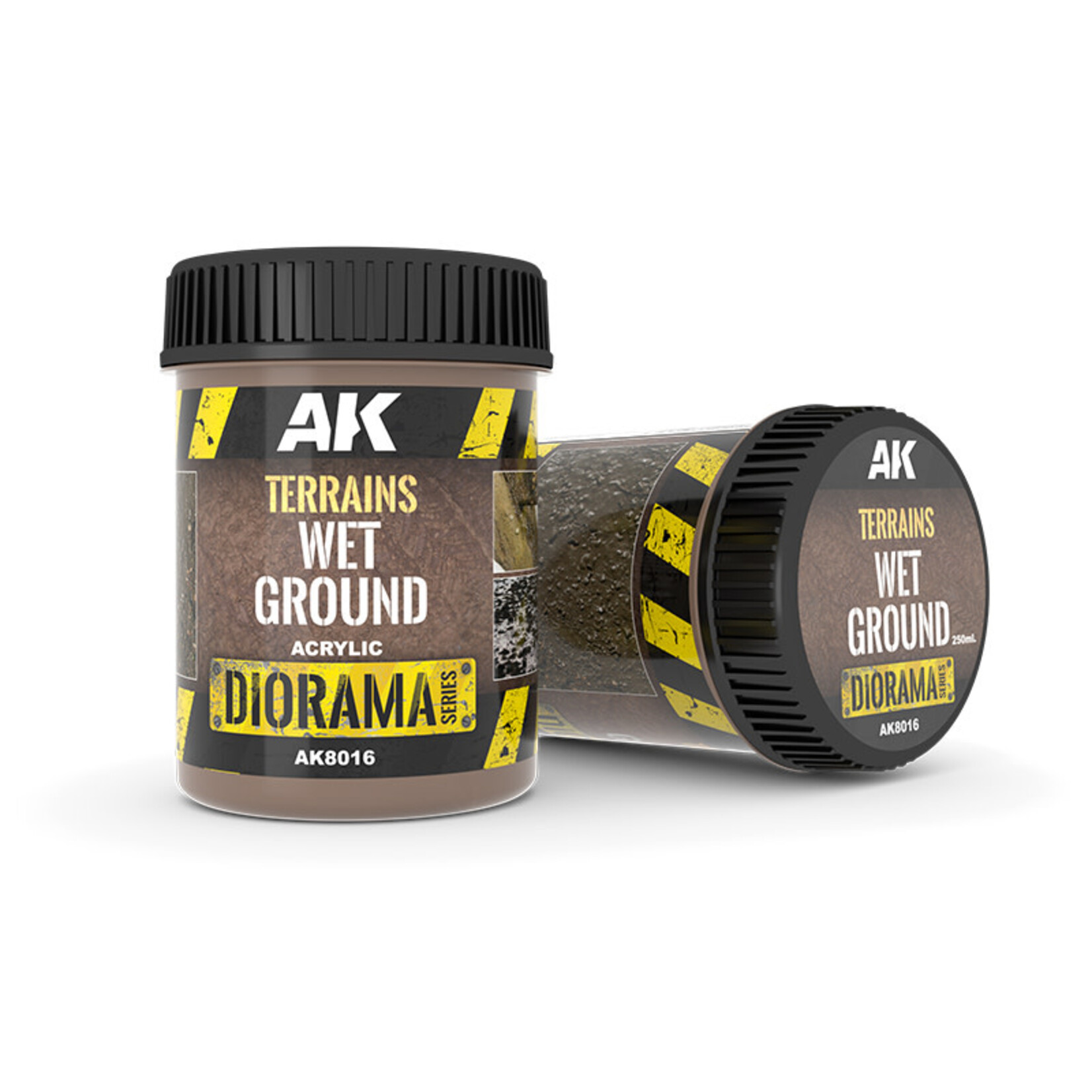 AK Interactive AK Interactive: Acrylic - Wet Ground Terrain 250ml