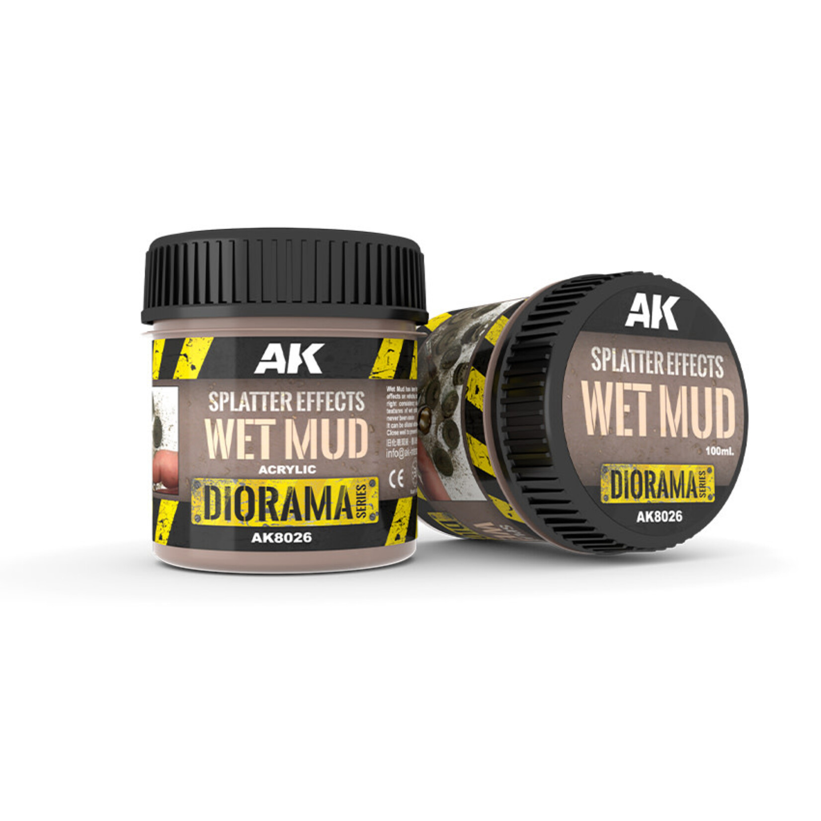 AK Interactive AK Interactive: Acrylic - Wet Mud Splatter Effects 100ml
