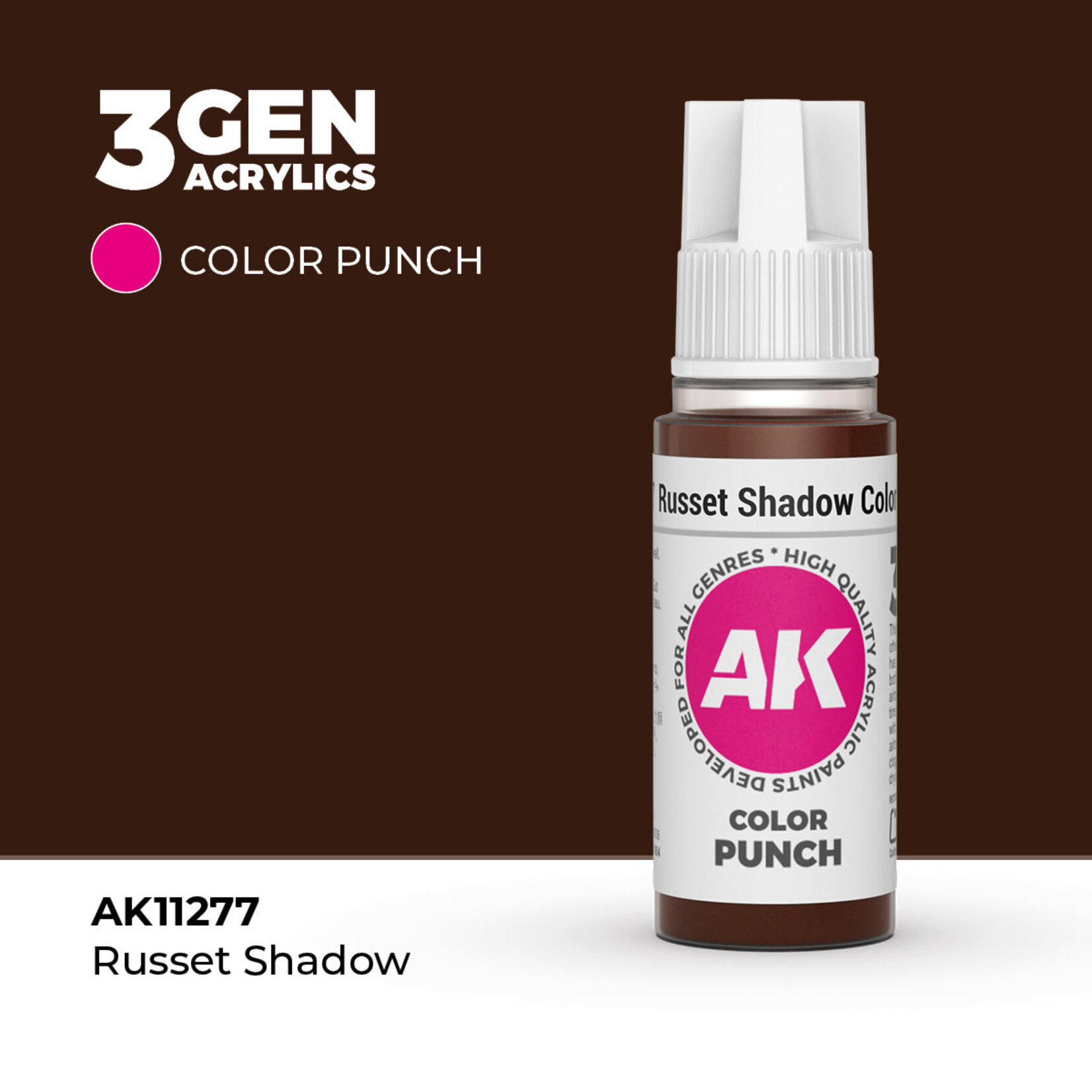 AK Interactive AK Interactive: COLOR PUNCH - Russet Shadow 17ml
