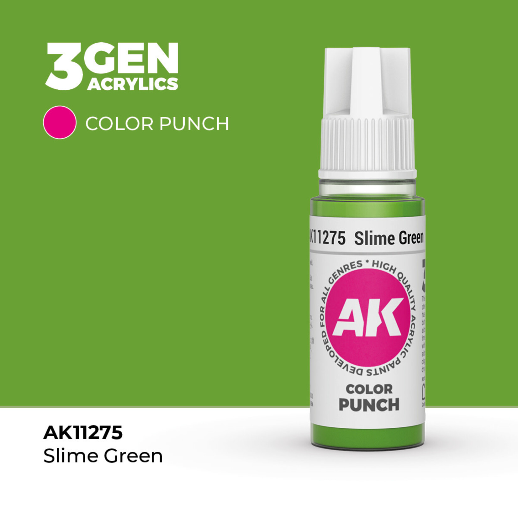 AK Interactive AK Interactive: COLOR PUNCH - Slime Green 17ml
