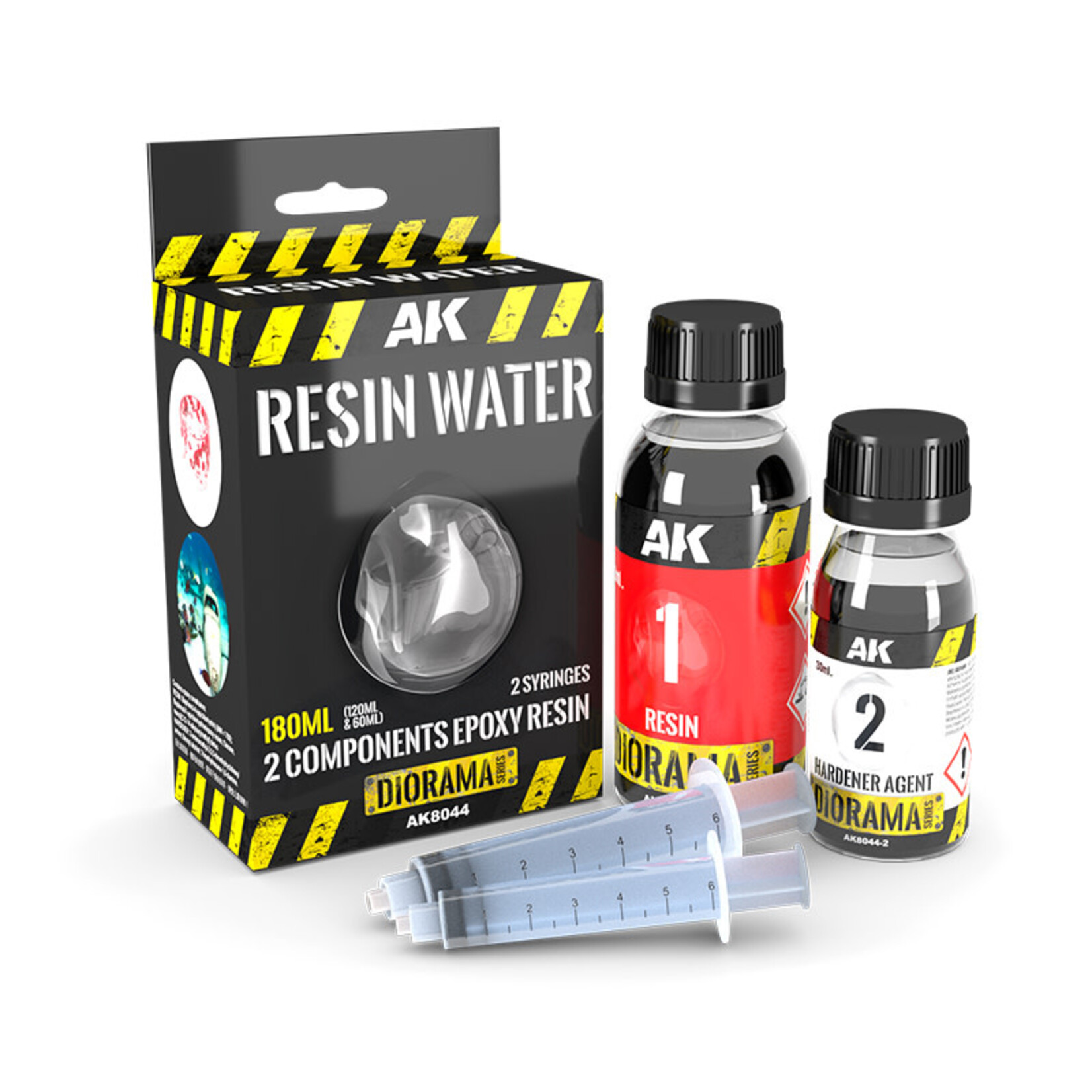 AK Interactive AK Interactive: Epoxy Resin - 2-Components Water 180ml