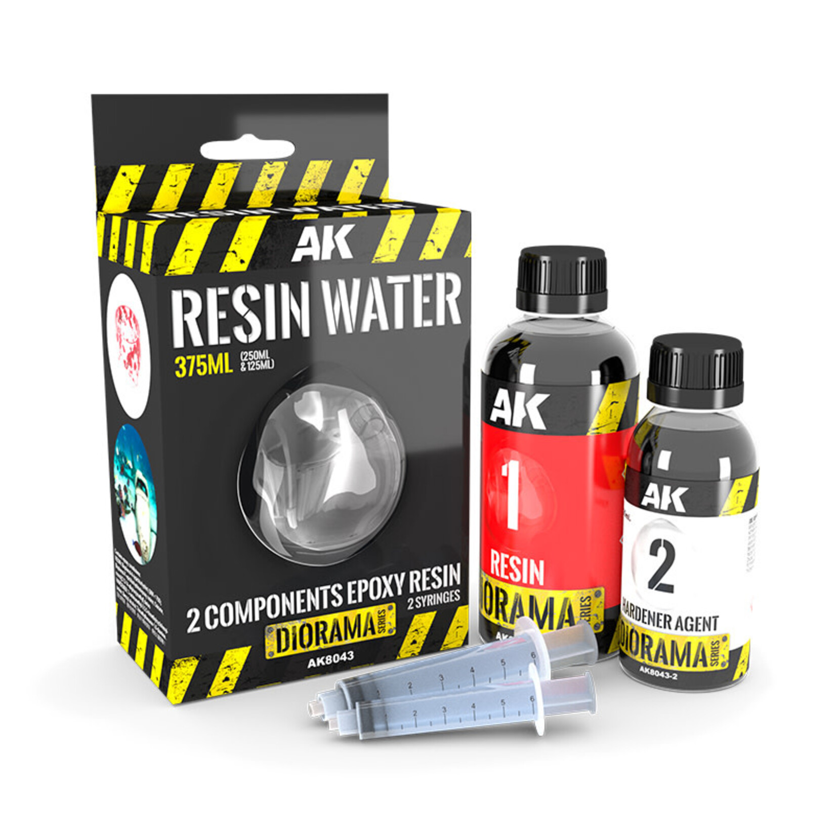 AK Interactive AK Interactive: Epoxy Resin - 2-Components Water 375ml