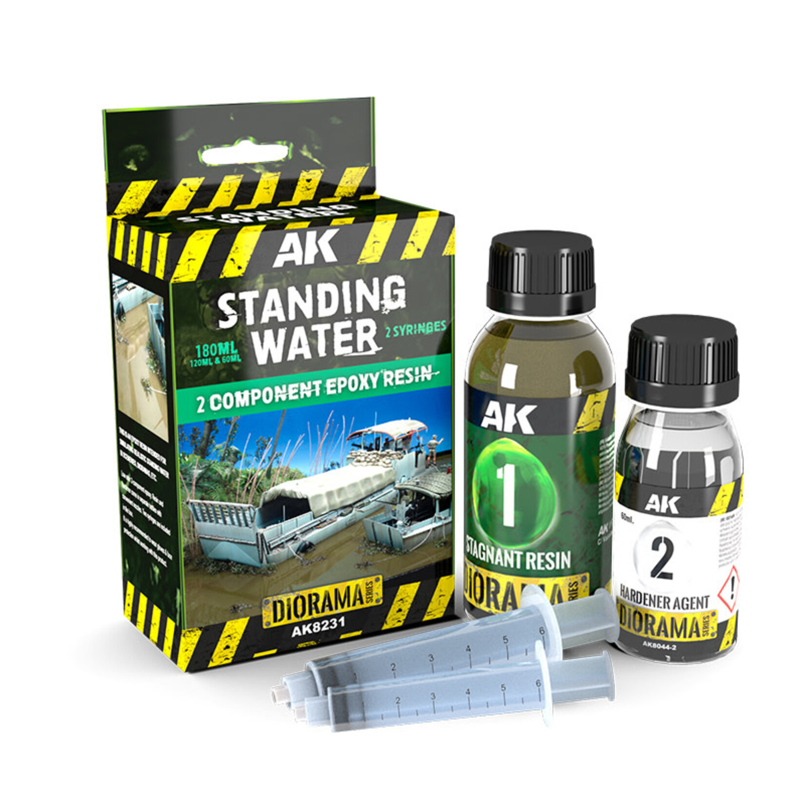 AK Interactive AK Interactive: Epoxy Resin - Stagnant Water 180ml
