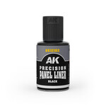 AK Interactive AK Interactive: Precision Panel Liner - Black (30ml)