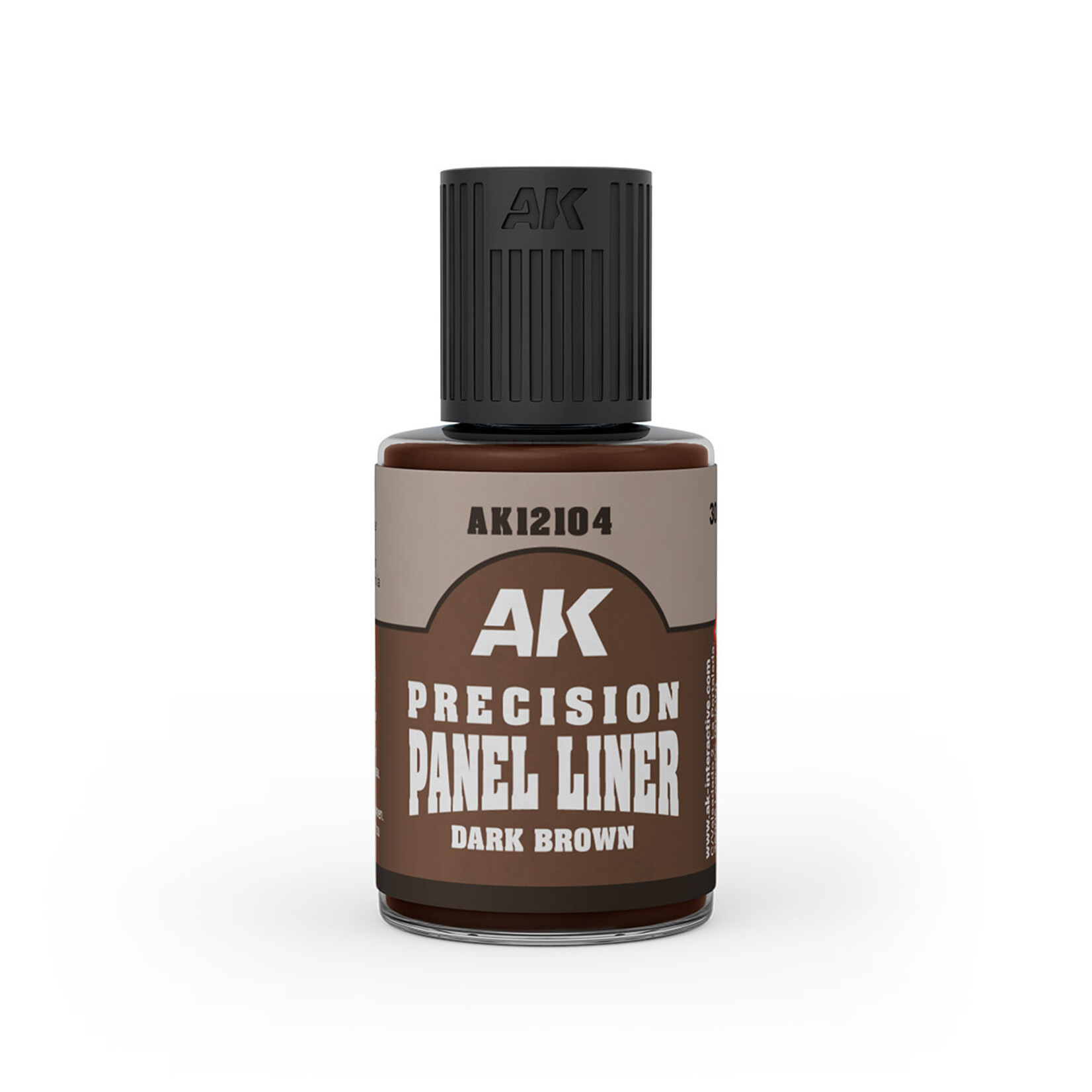 AK Interactive AK Interactive: Precision Panel Liner - Dark Brown (30ml)
