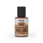 AK Interactive AK Interactive: Precision Panel Liner - Fresh Rust (30ml)